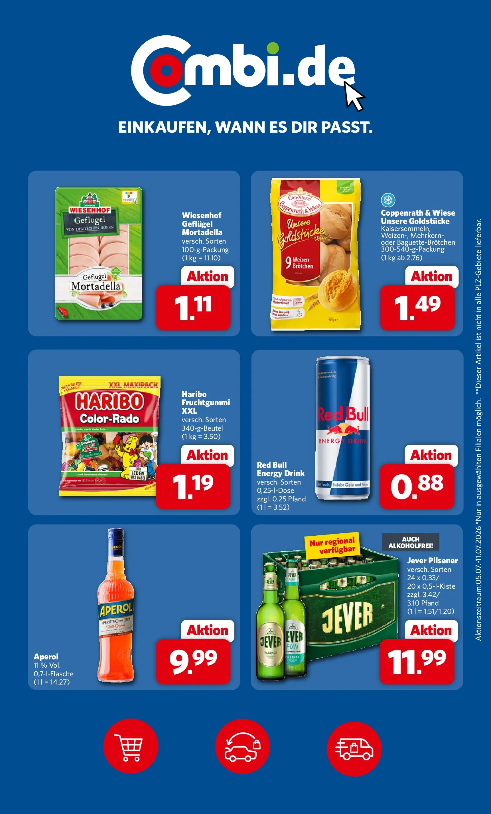 Combi Prospekt Twistringen (ab 06.07.2026) zum Blättern | Seite: 31 | Produkte: Red bull, Haribo, Energy, Aperol