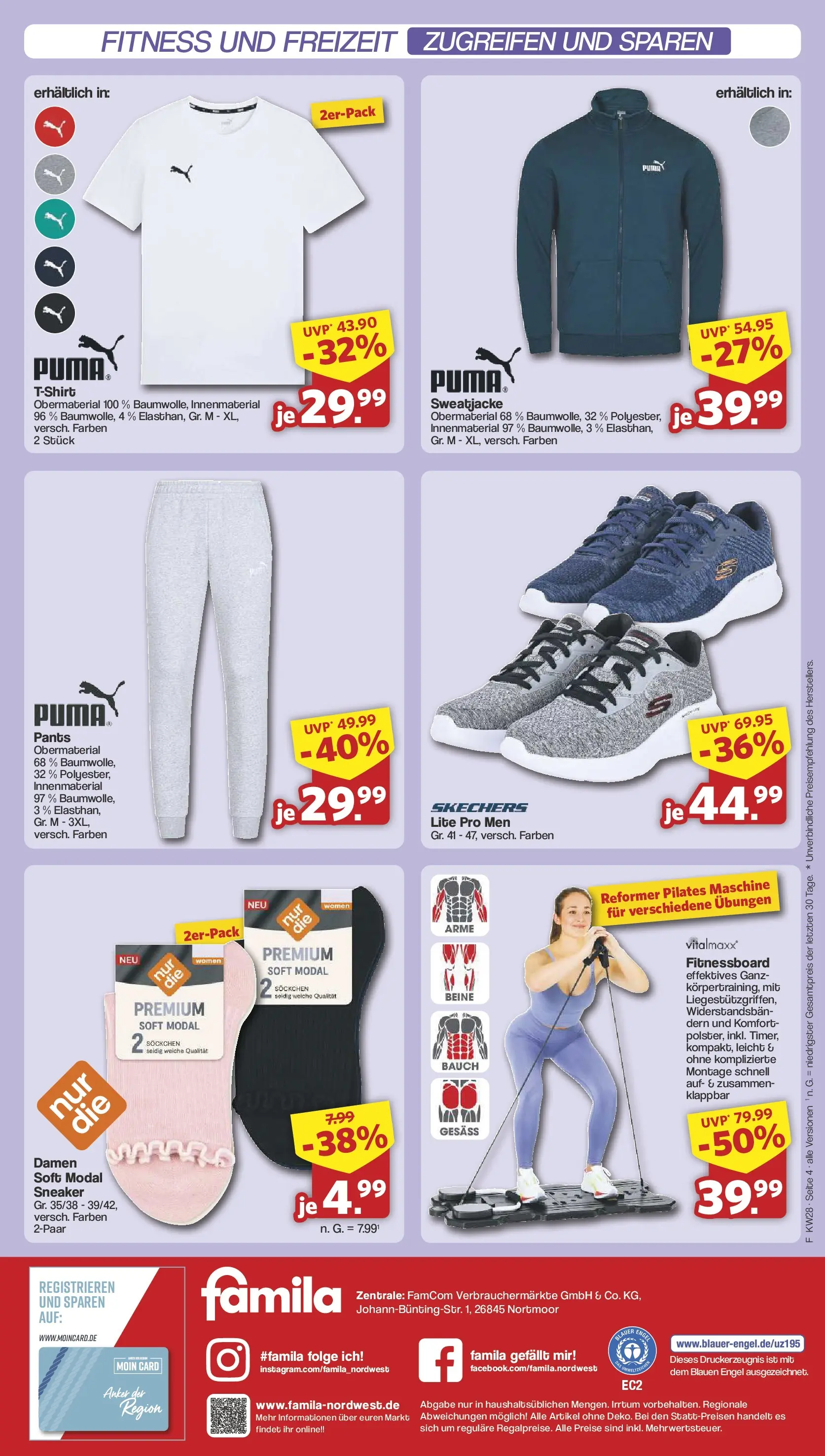 Famila Nordwest Einleger (ab 06.07.2026) zum Blättern | Seite: 4 | Produkte: Sweatjacke