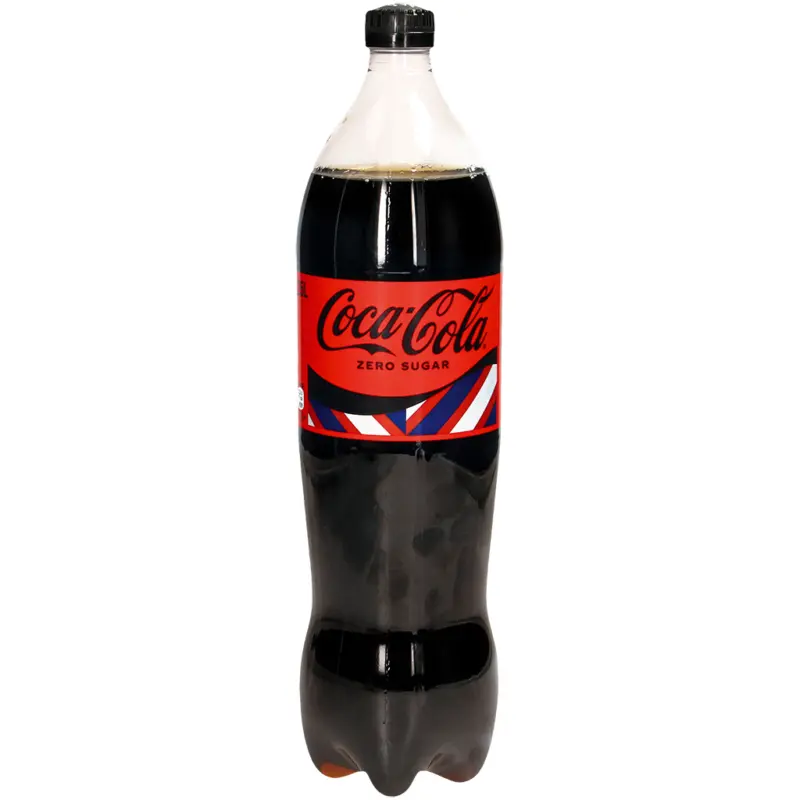 Coca-Cola zero sugar, Kalorienfreies, koffeinhaltiges Erfrischungsgetr&auml;nk mit Pflanzenextrakten, mit S&uuml;&szlig;ungsmitteln