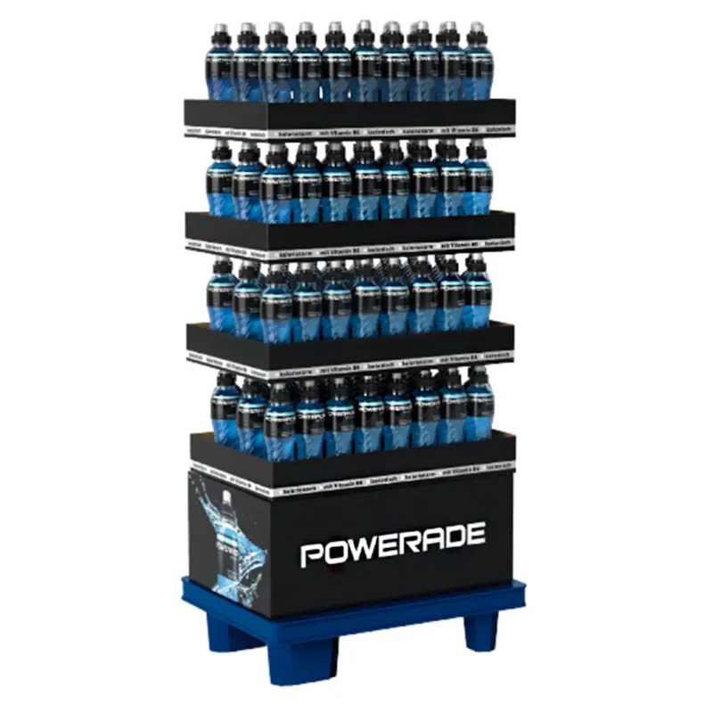 Display. Erfrischungsgetr&auml;nk Powerade Sports Mountain Blast 192 Fl. x 0,5L