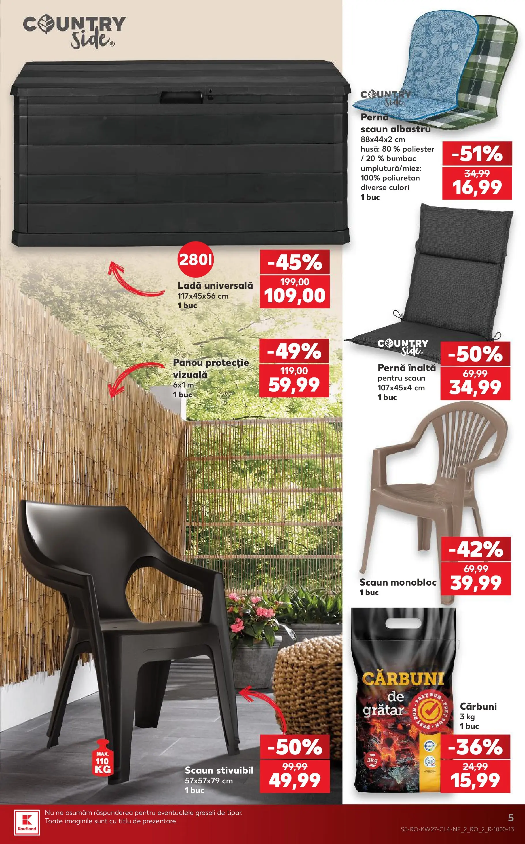 Kaufland Alba Iulia 30.06.2026 - Revista si Oferta | Pagină: 5 | Produse: Pernă, Grătar, Scaun