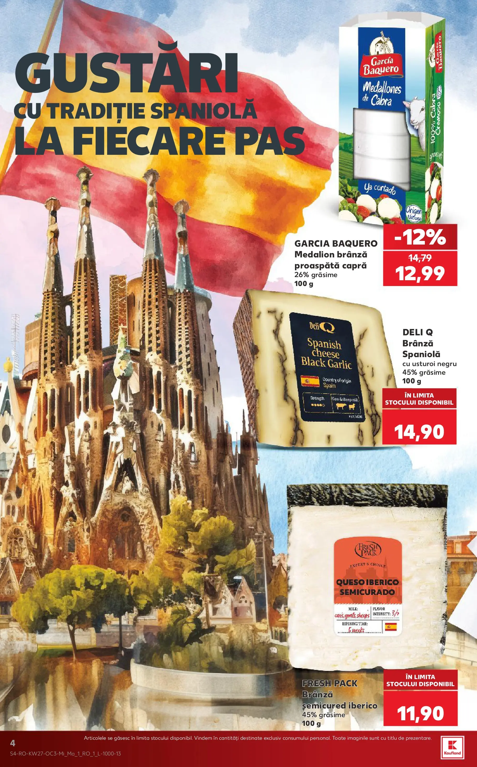 Kaufland Voluntari 30.06.2026 - Revista si Oferta | Pagină: 4 | Produse: Brânză, Usturoi