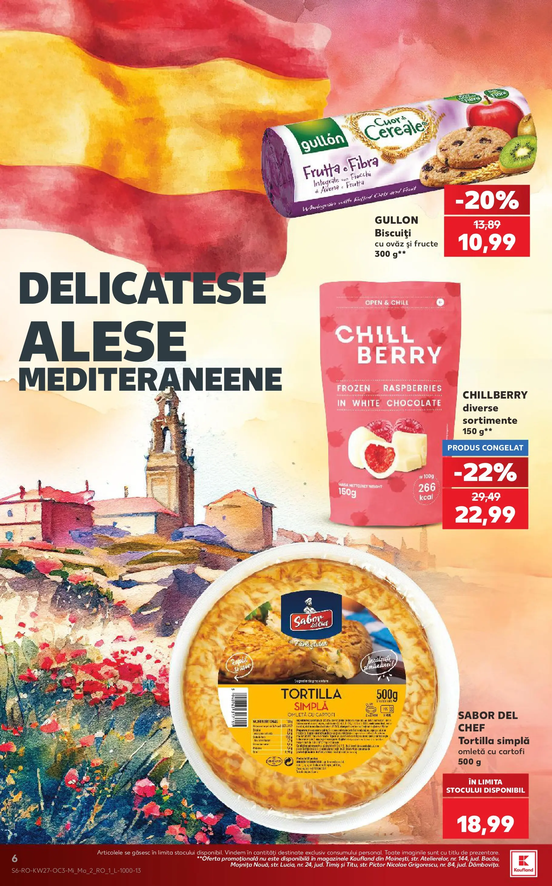 Kaufland Voluntari 30.06.2026 - Revista si Oferta | Pagină: 6 | Produse: Masă, Biscuiți, Cartofi, Fructe