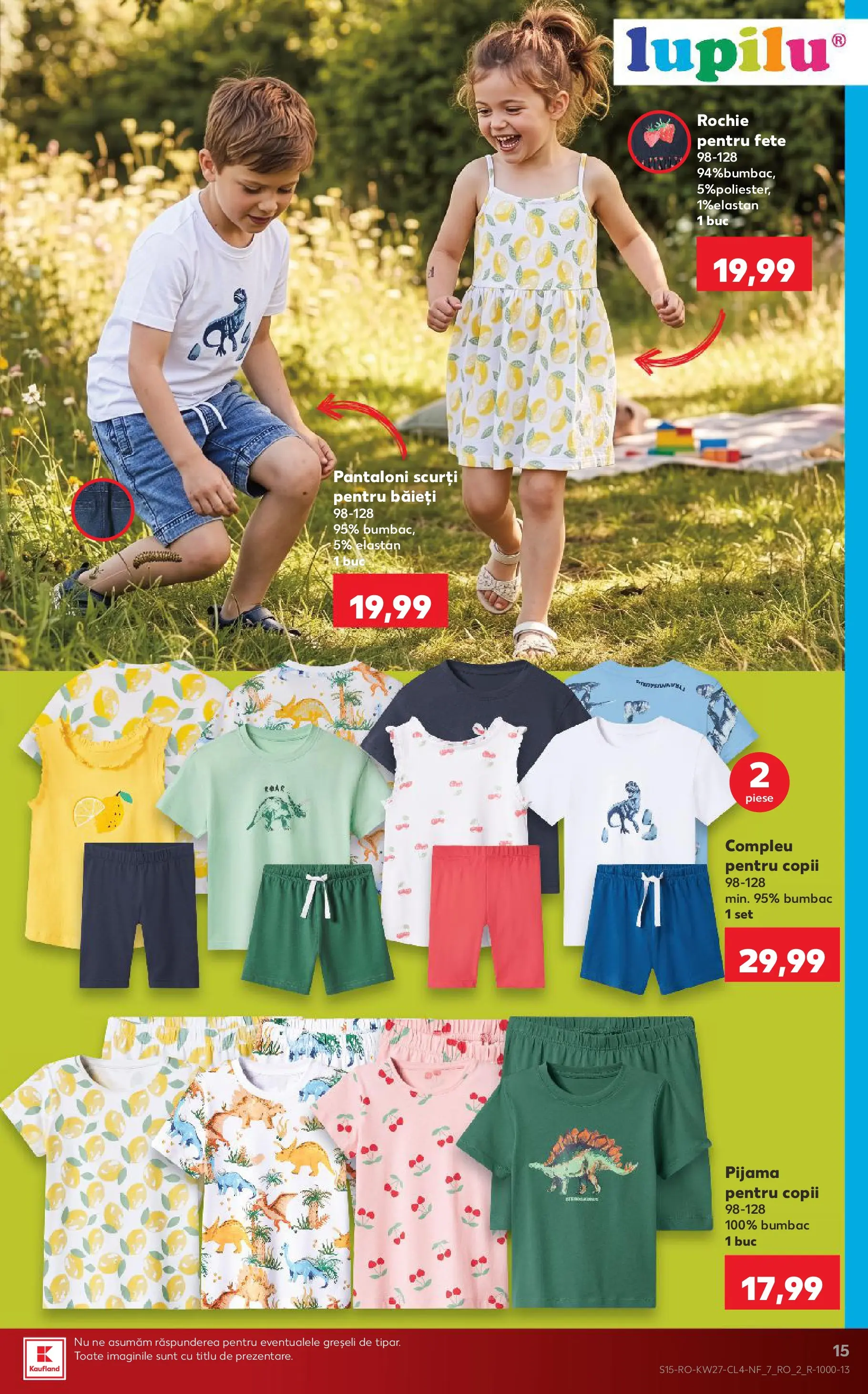 Kaufland Alba Iulia 30.06.2026 - Revista si Oferta | Pagină: 15 | Produse: Rochie, Pantaloni, Pantaloni scurți