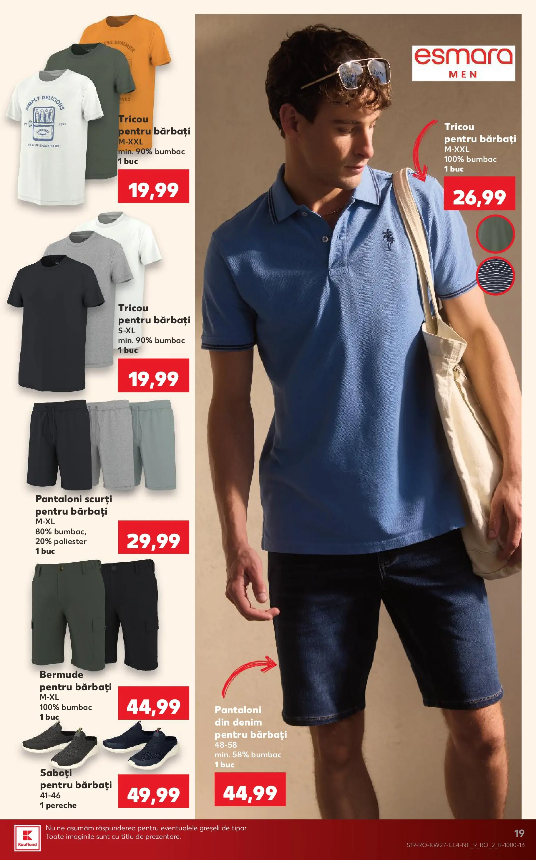 Kaufland Alba Iulia 30.06.2026 - Revista si Oferta | Pagină: 19 | Produse: Kestane, Tricou, Pantaloni, Pantaloni scurți