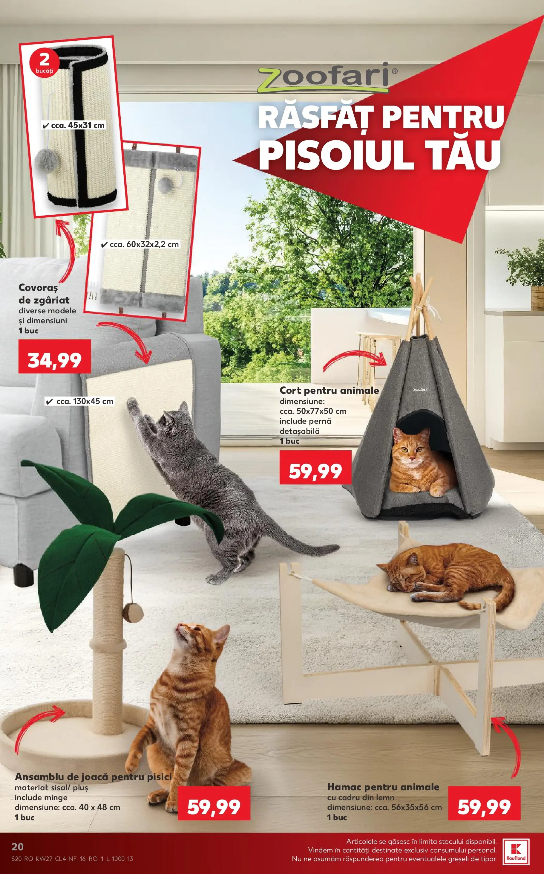 Kaufland Alba Iulia 30.06.2026 - Revista si Oferta | Pagină: 20 | Produse: Cort, Hamac, Pernă