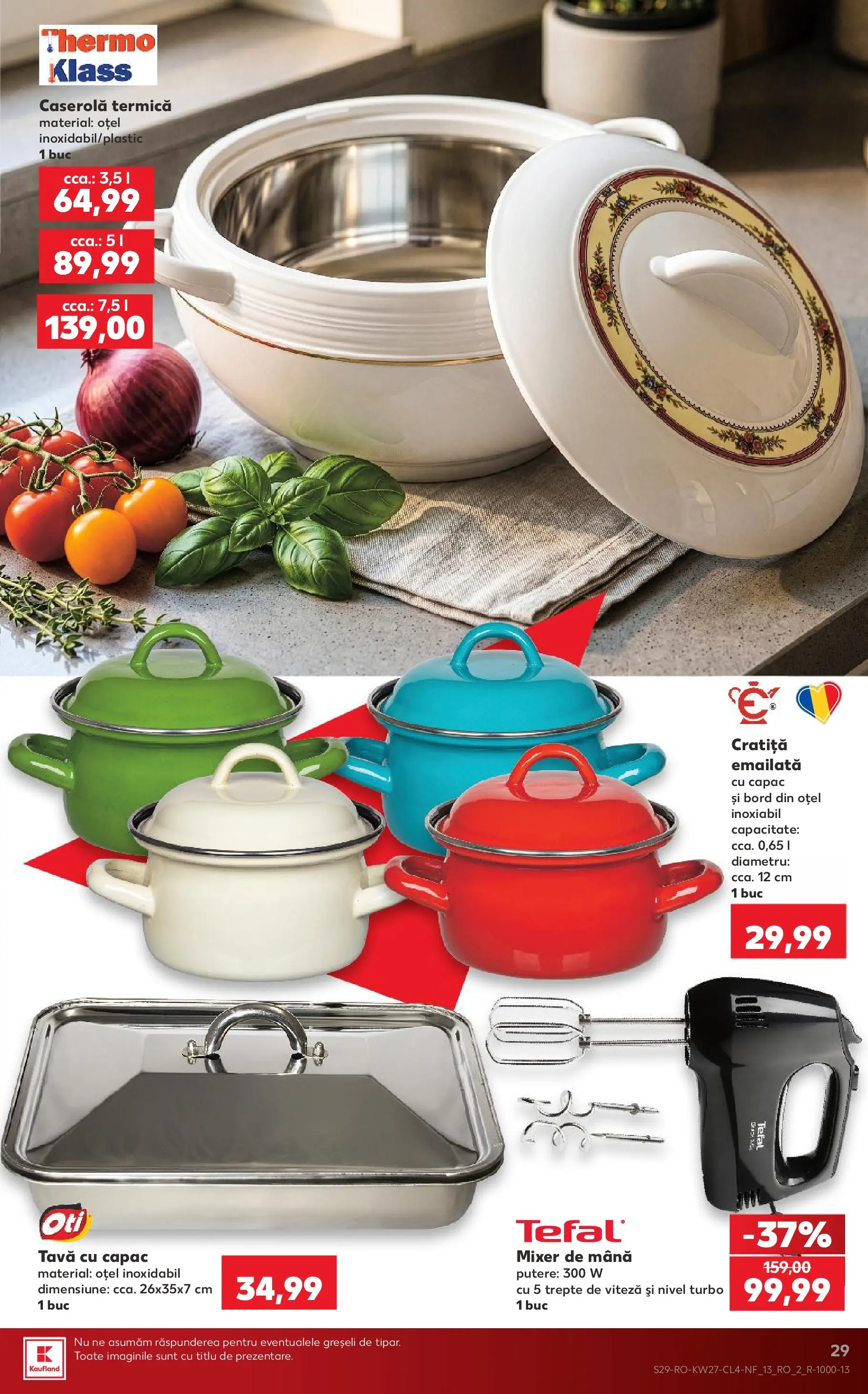 Kaufland Alba Iulia 30.06.2026 - Revista si Oferta | Pagină: 29 | Produse: Cratiță, Mixer