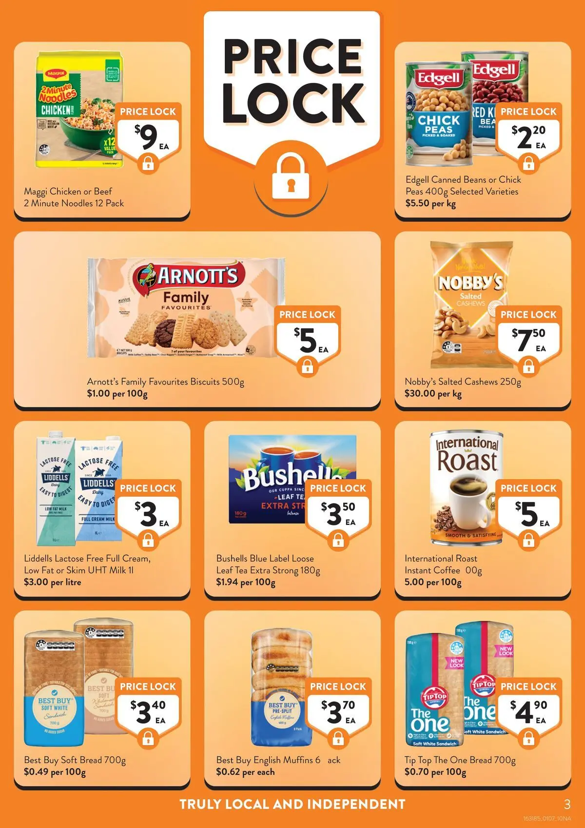 Deals - Local - 30/06/2026 > weekly / monthly specials | Page: 3 | Products: Milk, Coffee, Chicken, Cream