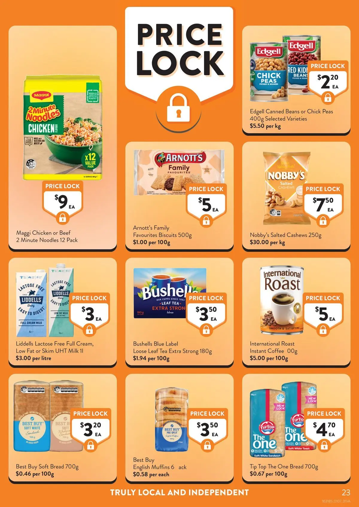 Deals - Supermarket - 30/06/2026 > weekly / monthly specials | Page: 23 | Products: Milk, Coffee, Noodles, Beef