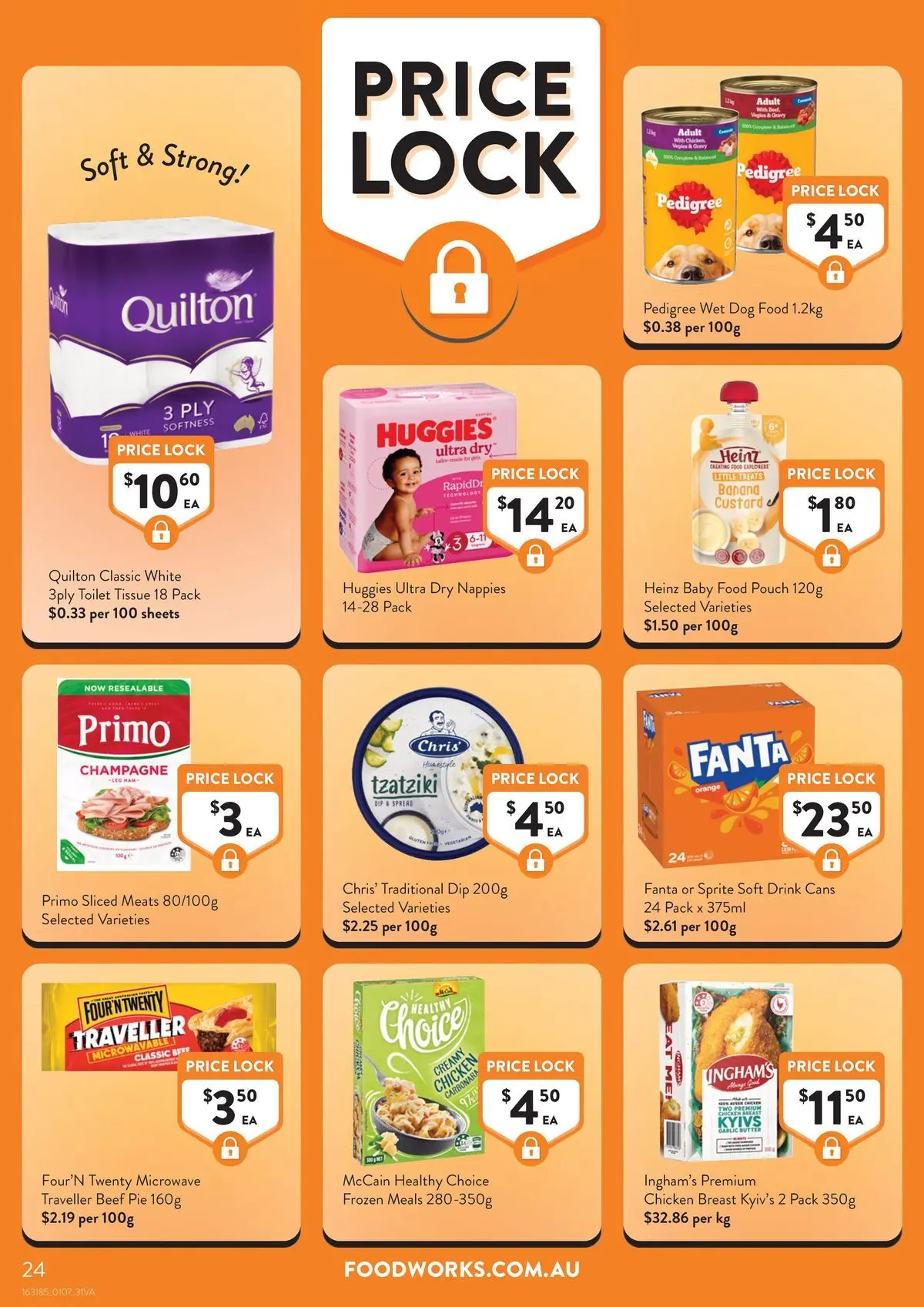 Deals - Supermarket - 30/06/2026 > weekly / monthly specials | Page: 24 | Products: Chicken, Dog food, Garlic, Microwave