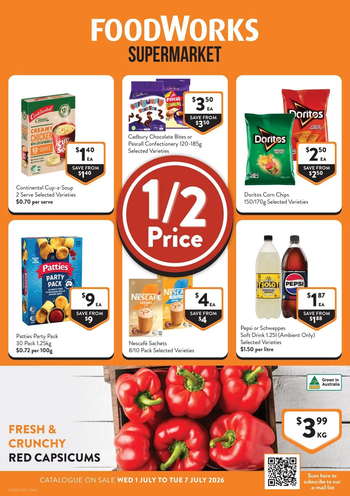Deals - Supermarket - 30/06/2026 > weekly / monthly specials | Page: 1 | Products: Chicken, Pepsi, Chips, Lemon