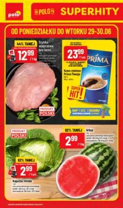 Pogląd oferty "POLOmarket gazetka - Super Hity" - ważna od 29.06.2026