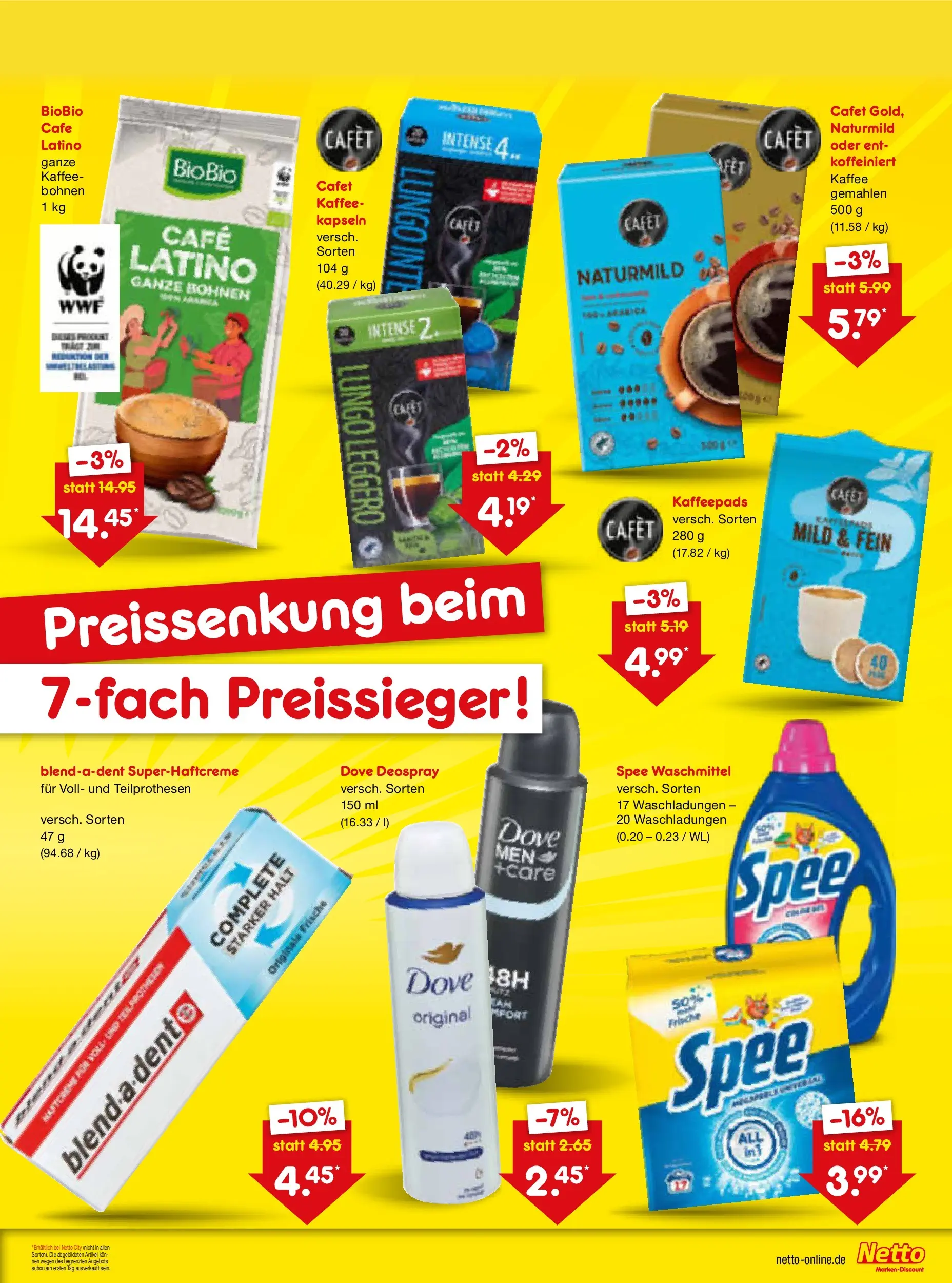 Netto Marken-Discount - Netto: Wochenangebote (ab 05.07.2026) » Angebote | Seite: 5 | Produkte: Kaffeepads, Kaffee, Waschmittel, Deospray