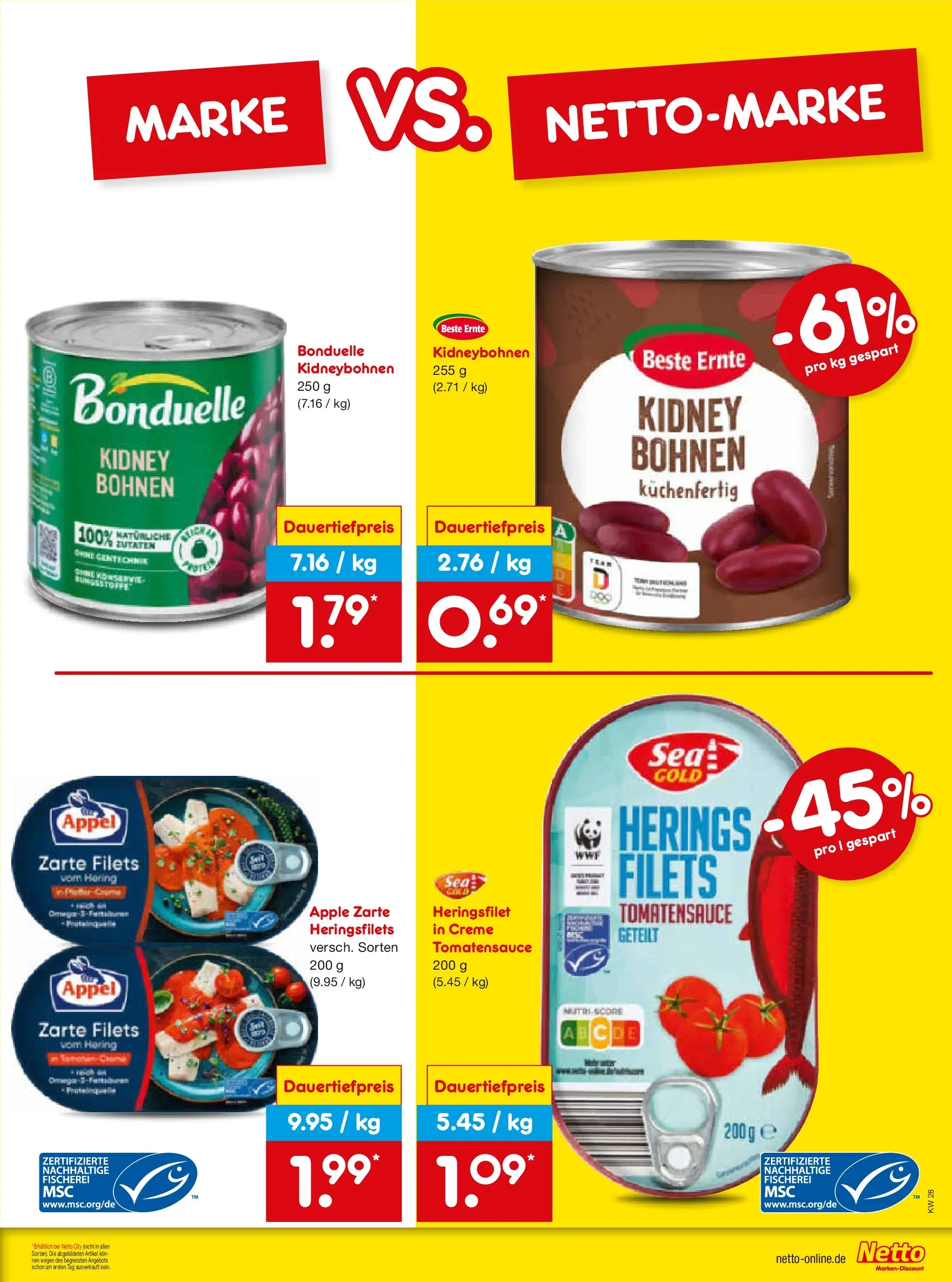 Netto Marken-Discount - Netto: Wochenangebote (ab 05.07.2026) » Angebote | Seite: 9 | Produkte: Apple, Creme