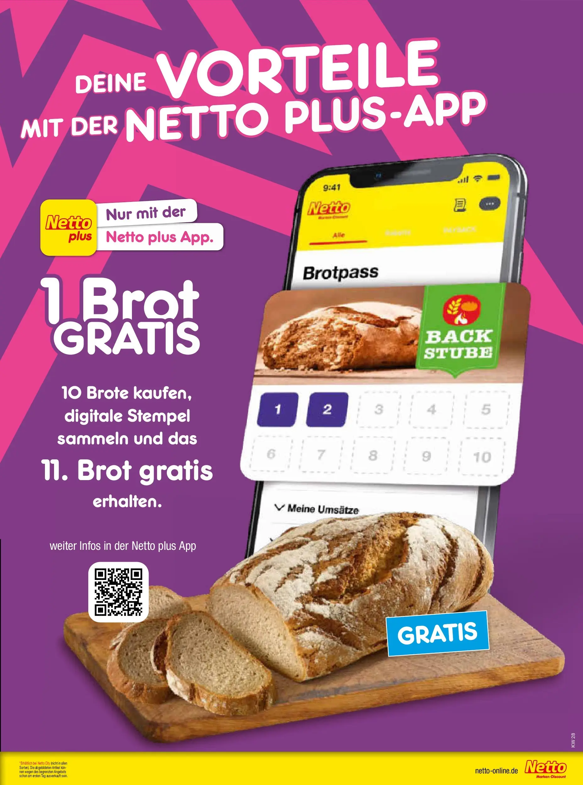 Netto Marken-Discount - Netto: Wochenangebote (ab 05.07.2026) » Angebote | Seite: 45 | Produkte: Brot