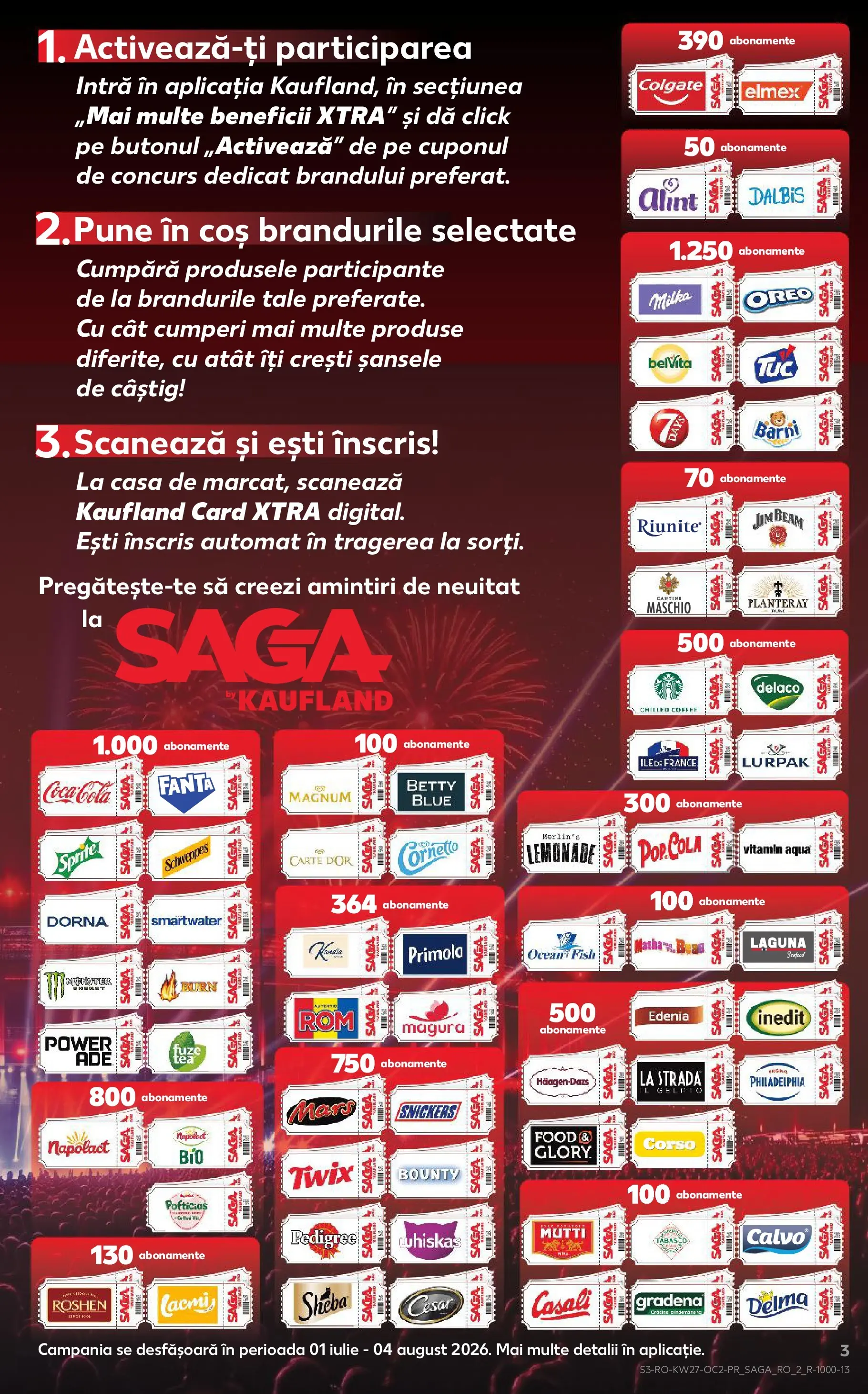 Kaufland Domnesti 01.07.2026 - Revista si Oferta | Pagină: 3 | Produse: Light Kedi Konservesi, Eğitim ve Zeka Geliştirici Oyuncaklar, Coș, Kalem ucu