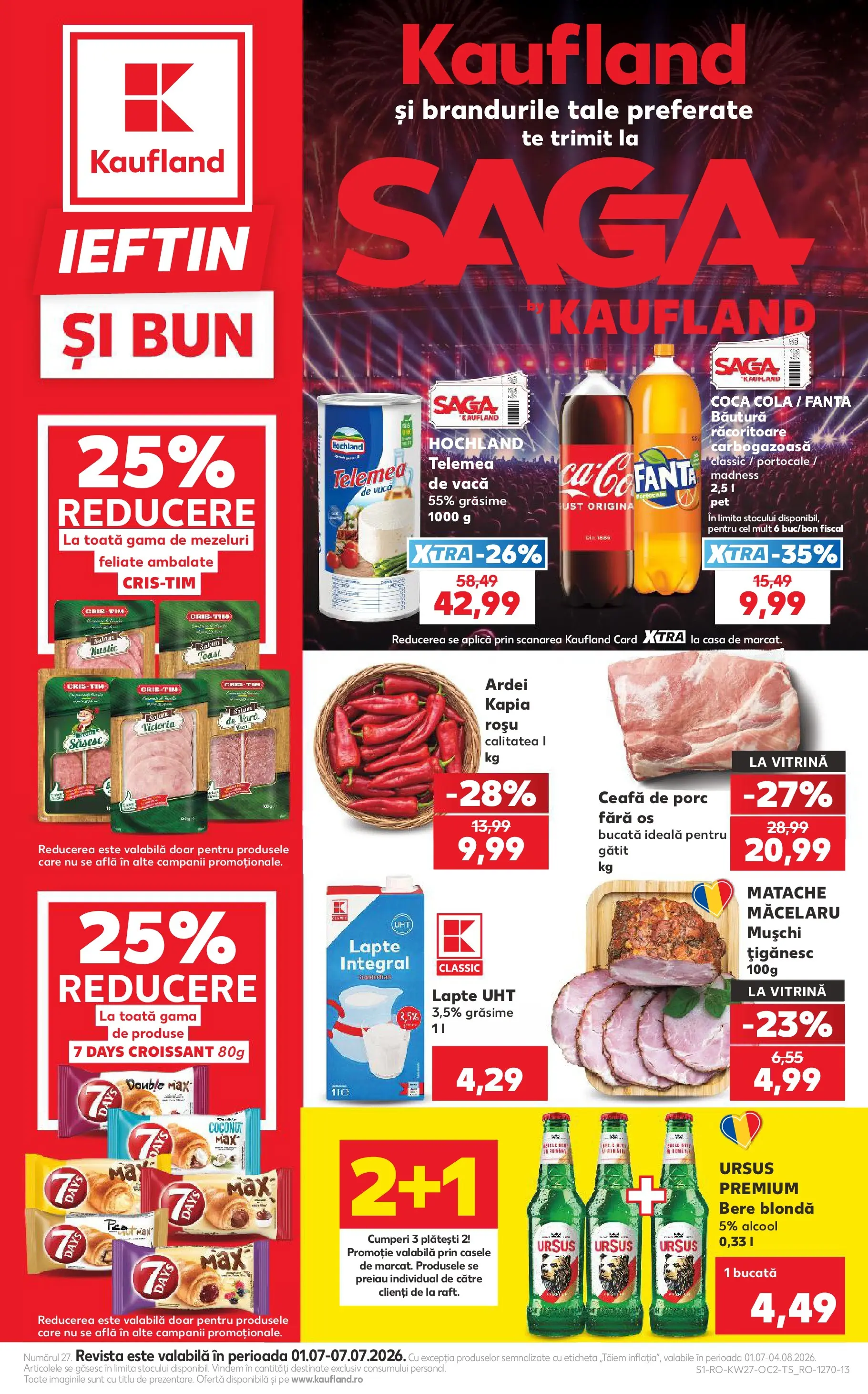 Kaufland Satu Mare 01.07.2026 - Revista si Oferta | Pagină: 1