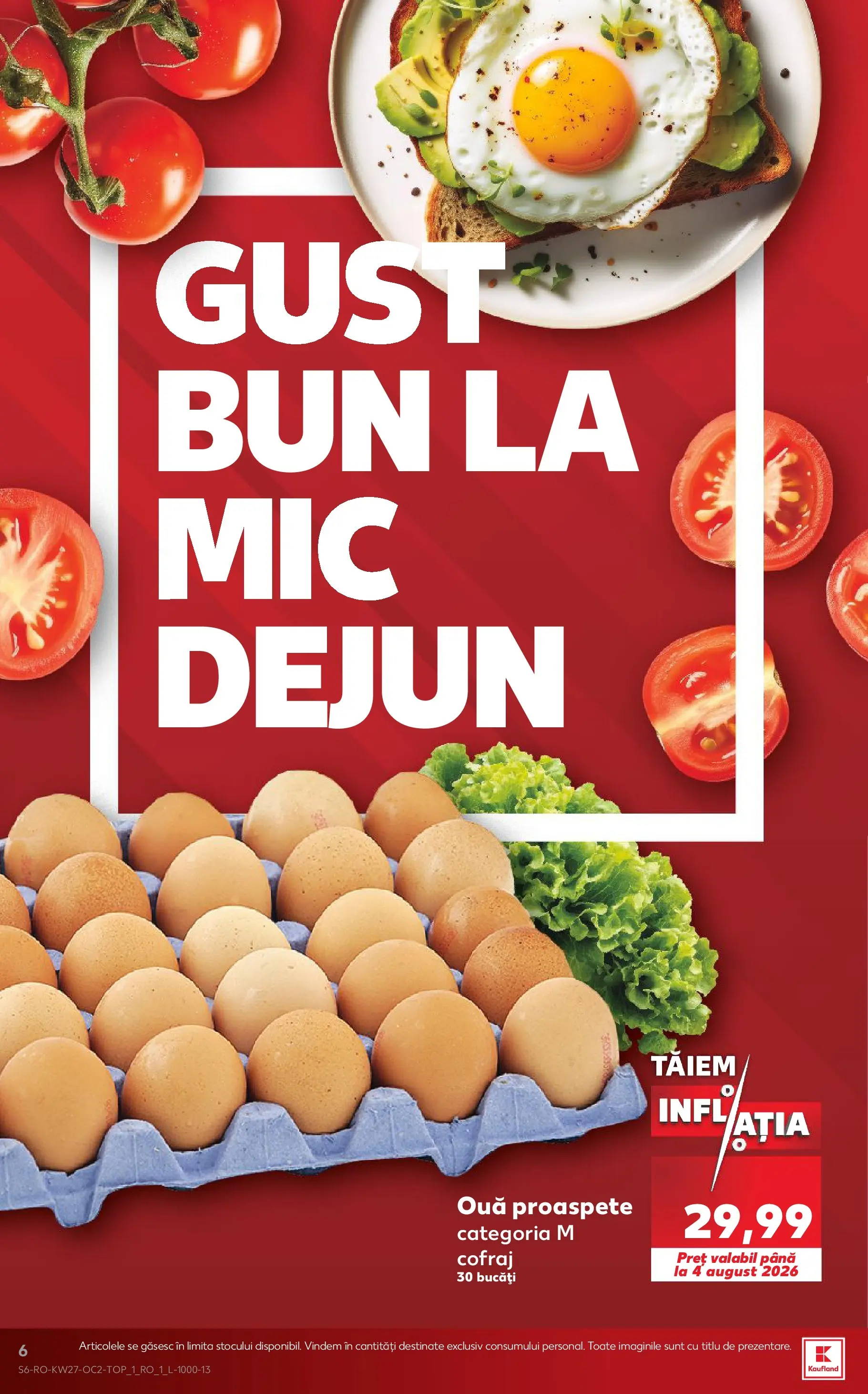Kaufland Domnesti 01.07.2026 - Revista si Oferta | Pagină: 6 | Produse: Ouă