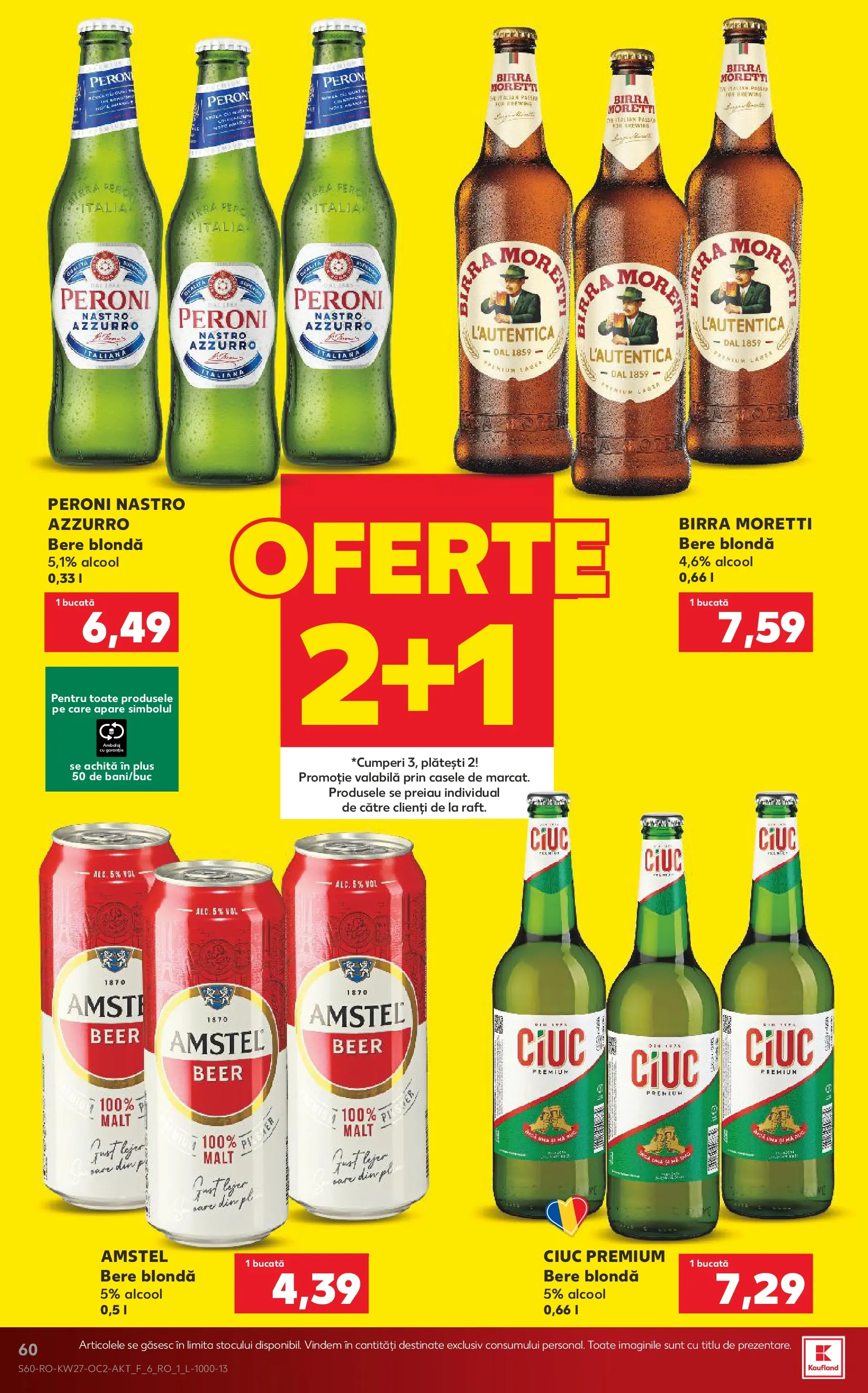 Kaufland Domnesti 01.07.2026 - Revista si Oferta | Pagină: 60 | Produse: Bere, Sare