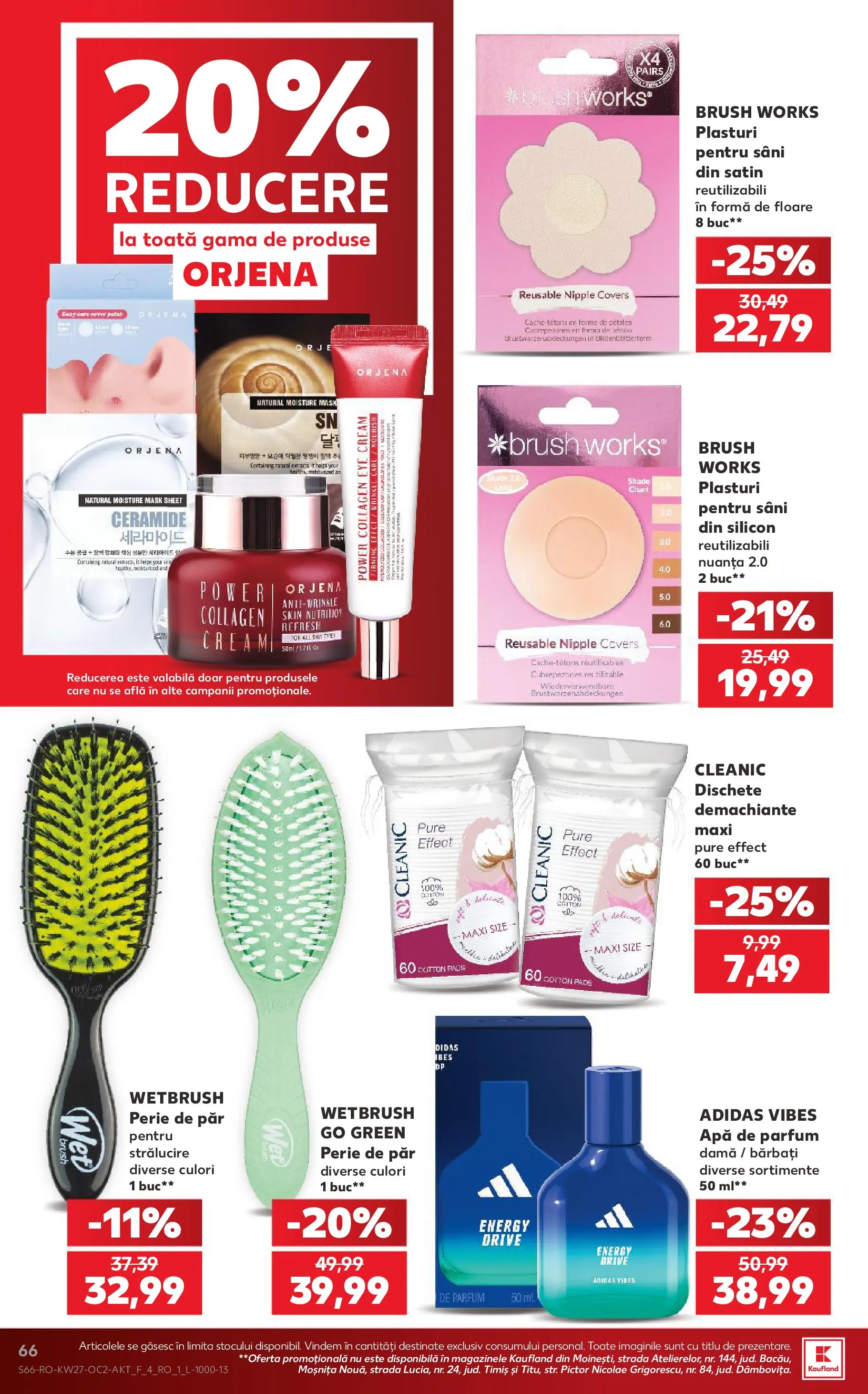Kaufland Domnesti 01.07.2026 - Revista si Oferta | Pagină: 66 | Produse: Plasturi, Apă de parfum, Parfum, Apă