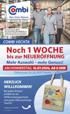 Combi Prospekt Vechta ab 06.07.2026 gültig Combi Prospekt Vechta ab 06.07.2026 gültig