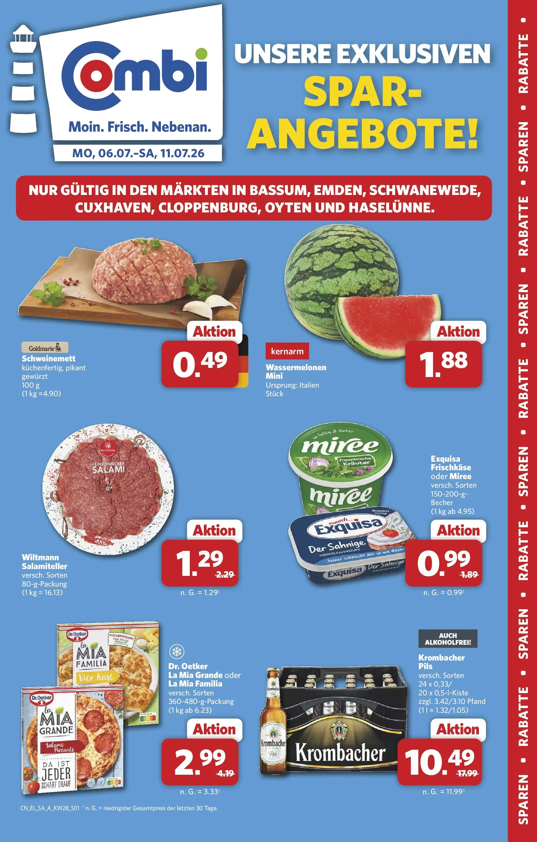 Combi Prospekt Emden (ab 06.07.2026) zum Blättern | Seite: 1