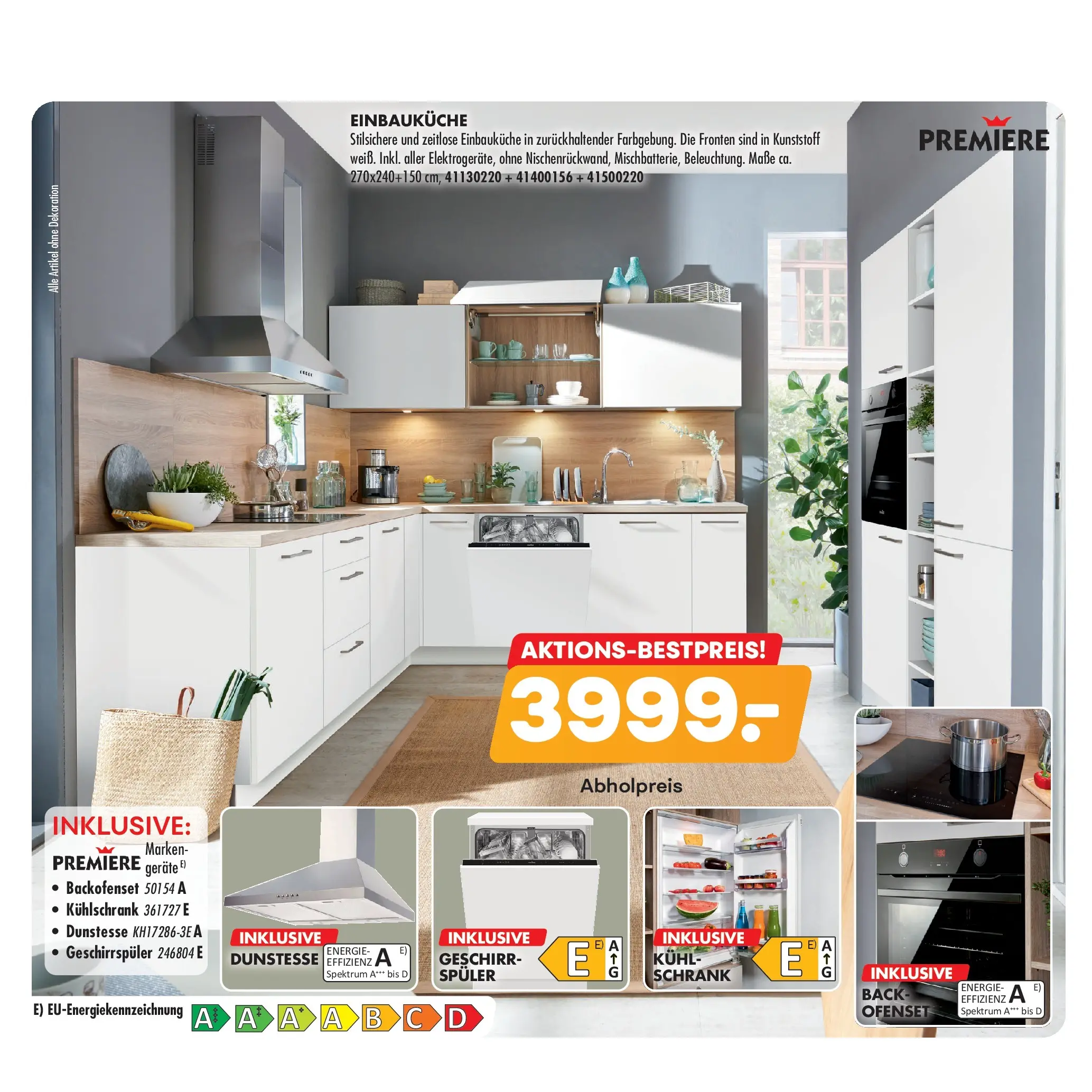 Möbel Kraft Der Sommer zieht ein! (ab 17.07.2026) zum Blättern | Seite: 4 | Produkte: Geschirrspüler, Einbauküche, Schrank, Kühlschrank