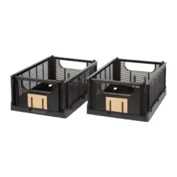 Klappbox Knut M Schwarz, 2er Set