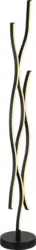 LED-Stehleuchte Relo in Opal/Schwarz max. 35 Watt