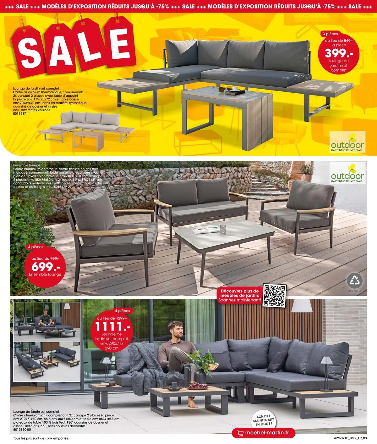 Möbel Martin - Möbel Martin: Offres hebdomadaires à partir du 09/07/2026 - promo en ligne | Page: 3 | Produits: Plateau, Canapé, Fauteuil, Table