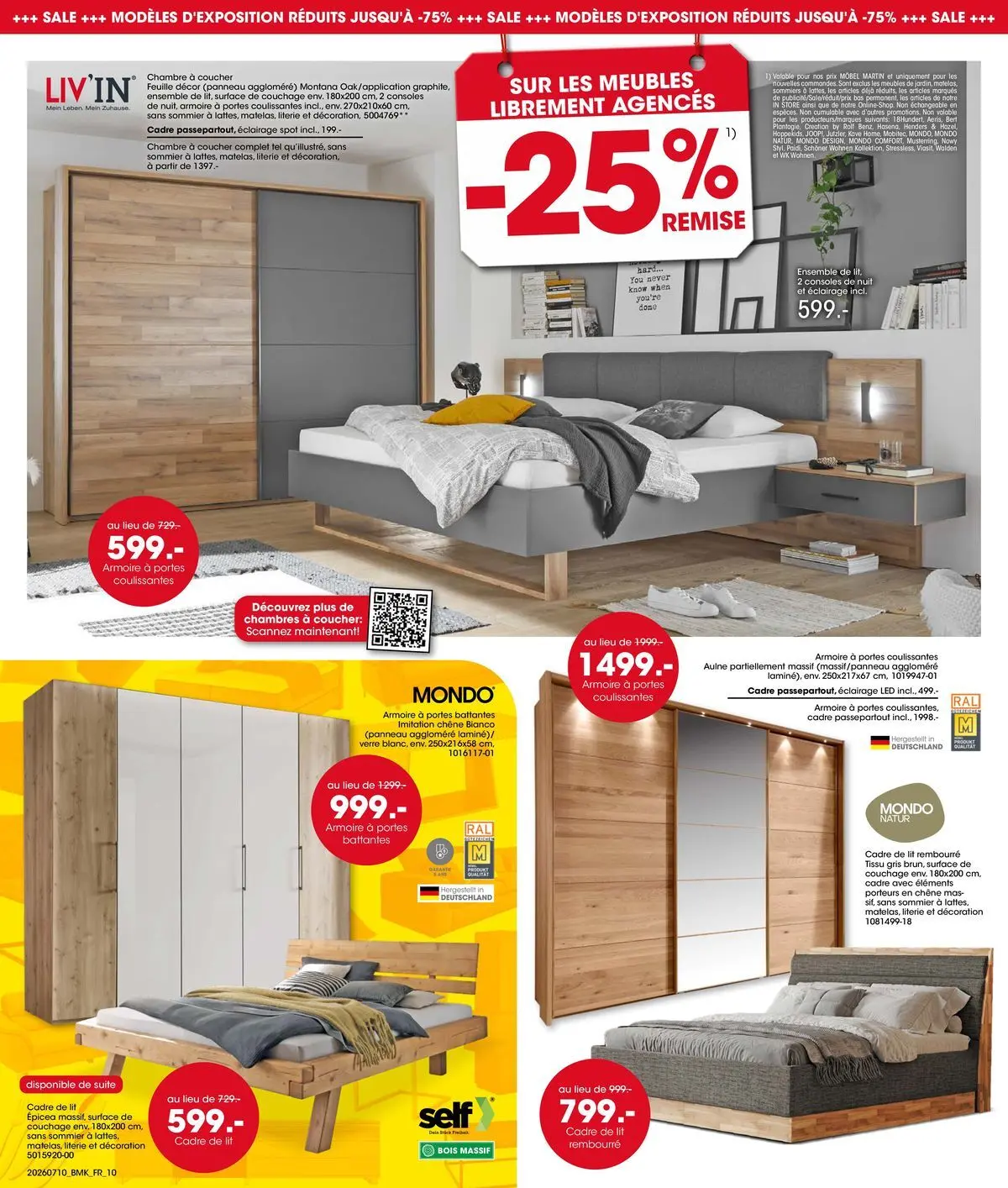 Möbel Martin - Möbel Martin: Offres hebdomadaires à partir du 09/07/2026 - promo en ligne | Page: 10 | Produits: Store, Sommier, Portes, Literie