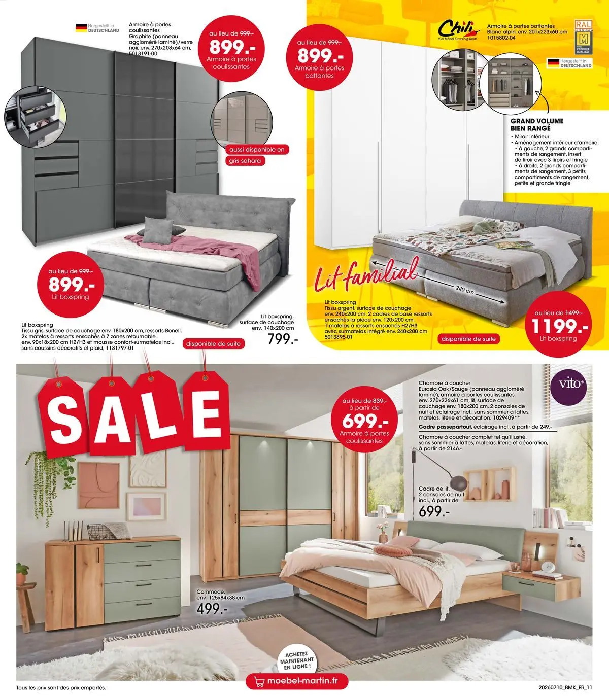 Möbel Martin - Möbel Martin: Offres hebdomadaires à partir du 09/07/2026 - promo en ligne | Page: 11 | Produits: Base, Mousse, Armoire, Tiroirs