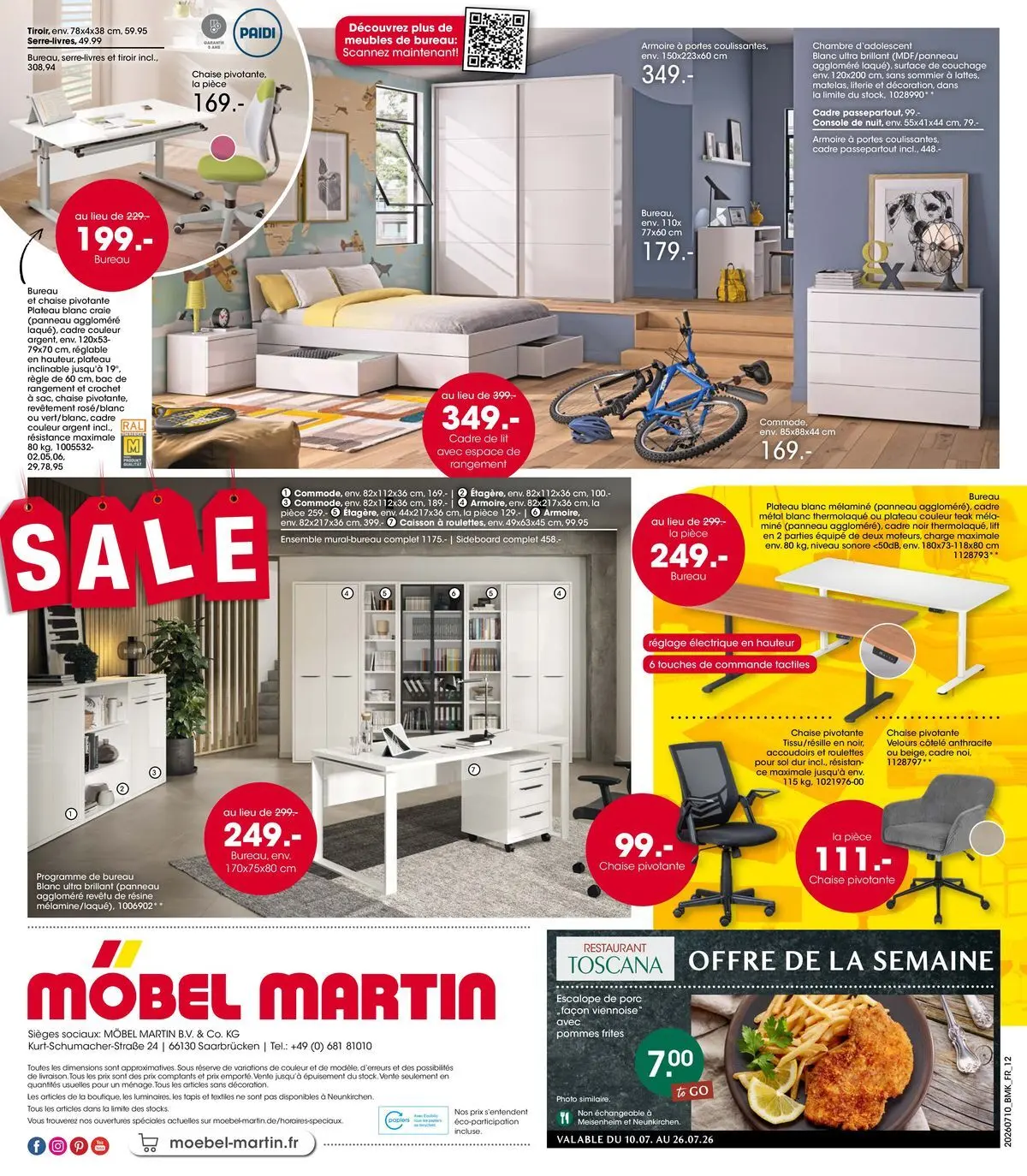 Möbel Martin - Möbel Martin: Offres hebdomadaires à partir du 09/07/2026 - promo en ligne | Page: 12 | Produits: Frites, Sommier, Tapis, Cadre
