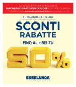 ESSELUNGA SPA Sconti fino al 50% - al 15.07.2026