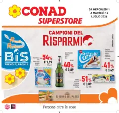 Anteprima del volantino SPUGNA MicroFibra FLEX WASH SPONTEX, 2 pezzi valido a partire dal 30/06/2026 | Pagina: 41 | Prodotti: Succo, Ammorbidente, Anticalcare, WC