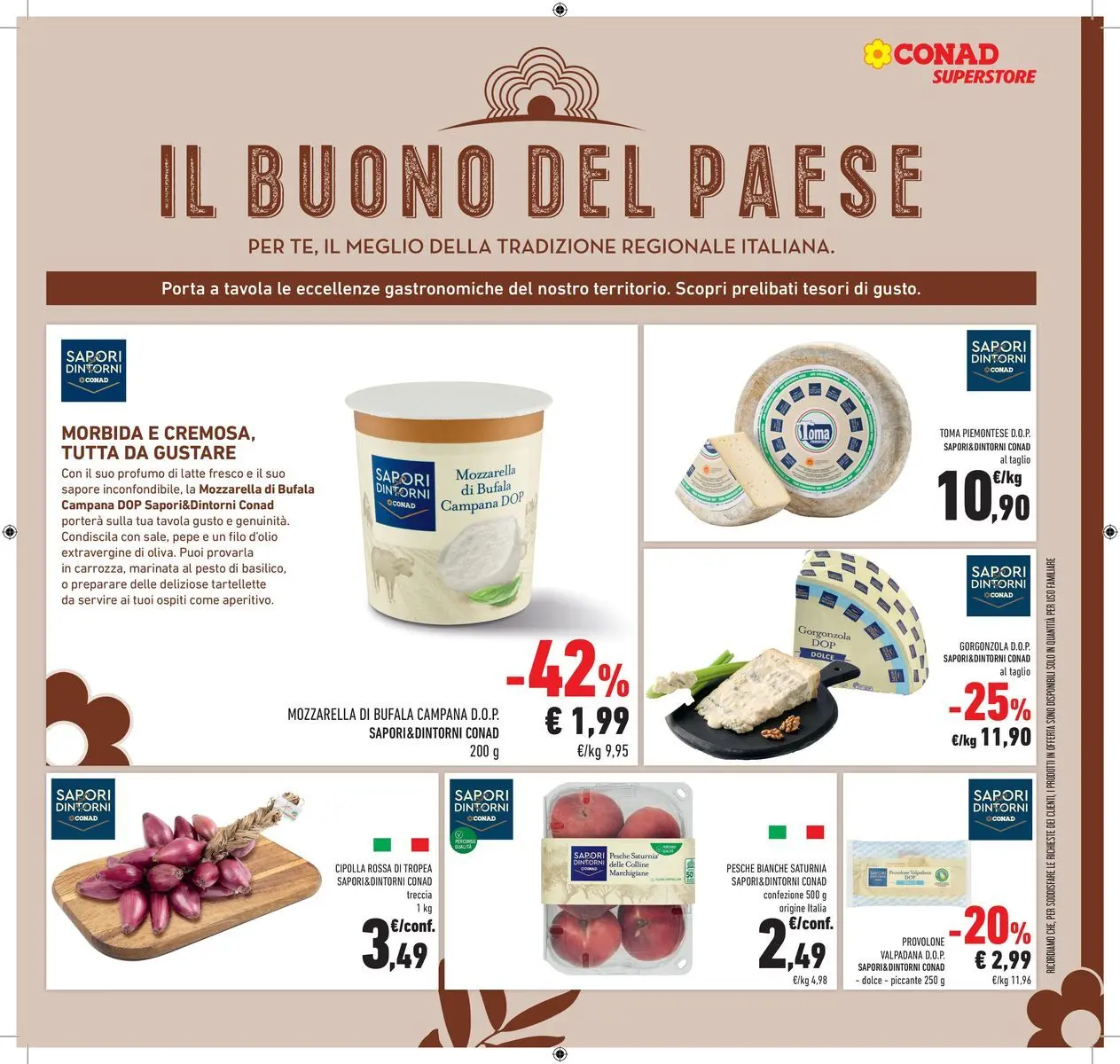 Volantino Conad dal 30/06/2026 > Anteprima | Pagina: 15 | Prodotti: Mozzarella, Latte, Pesto, Gorgonzola