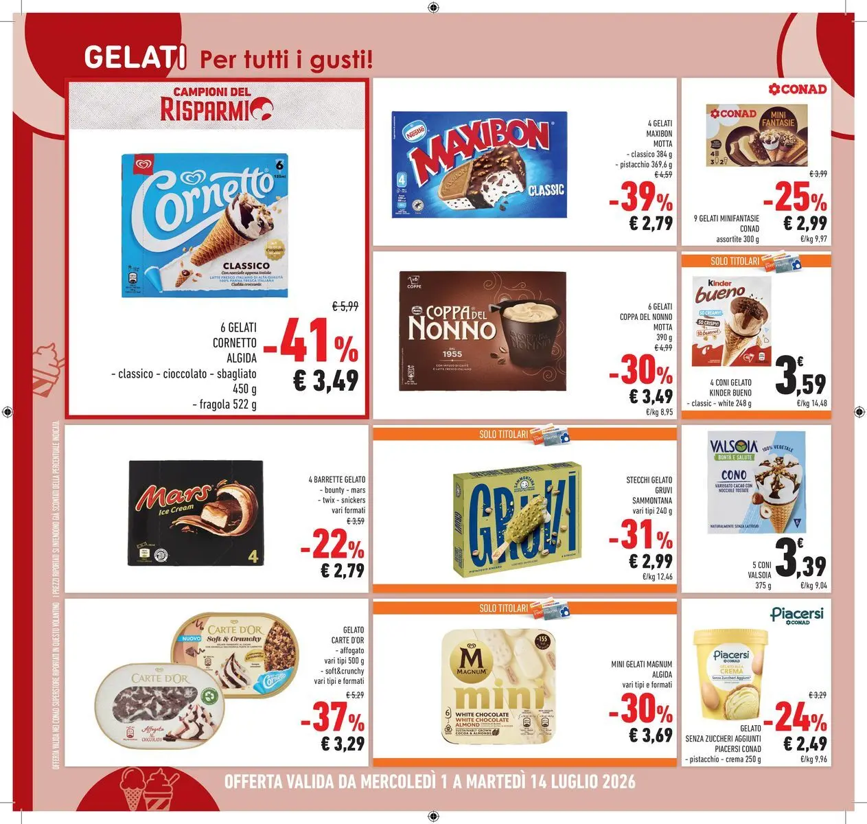 Volantino Conad dal 30/06/2026 > Anteprima | Pagina: 24