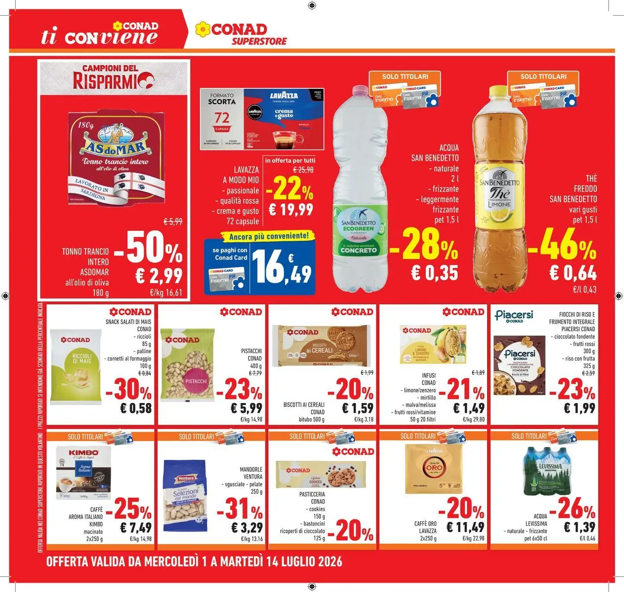 Volantino Conad dal 30/06/2026 > Anteprima | Pagina: 28