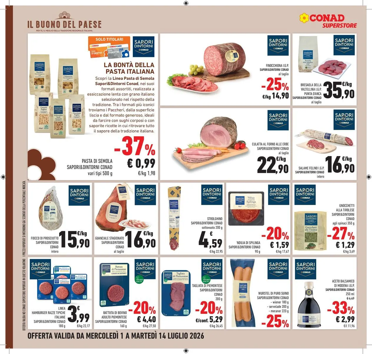 Volantino Conad dal 30/06/2026 > Anteprima | Pagina: 20