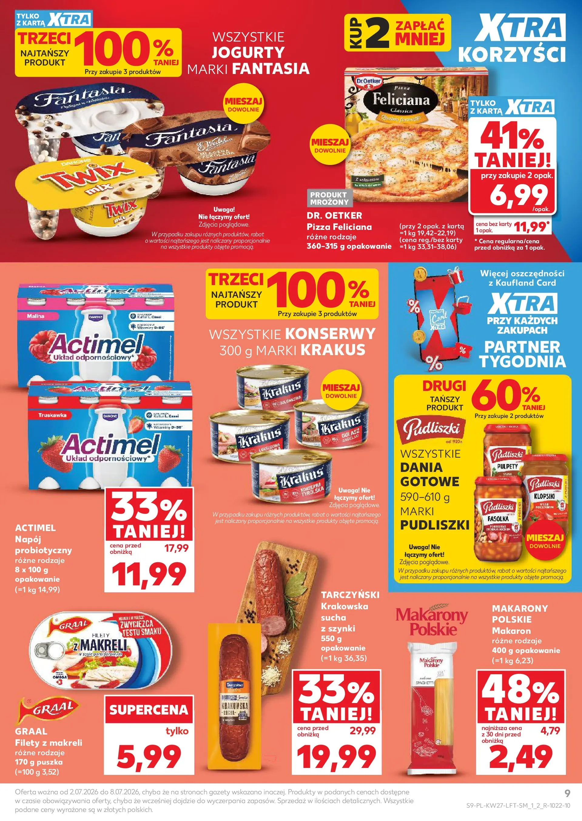 Kaufland gazetka (02.07.2026) - od jutra | Strona: 9 | Produkty: Malina, Klopsiki, Makaron, Gulasz Kaufland gazetka od 02.07.2026 - od jutra PDF | Strona: 9 | Produkty: Malina, Klopsiki, Makaron, Gulasz