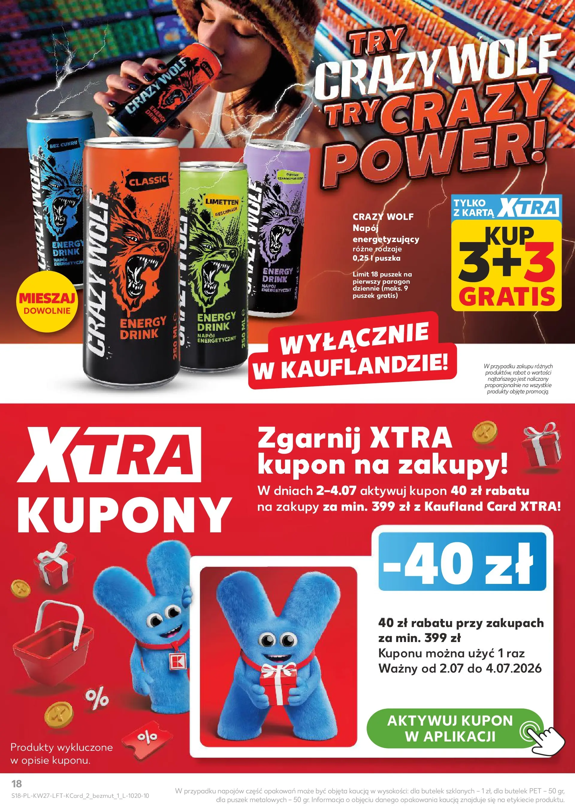 Kaufland gazetka (02.07.2026) - od jutra | Strona: 18 | Produkty: Karta Kaufland gazetka od 02.07.2026 - od jutra PDF | Strona: 18 | Produkty: Karta