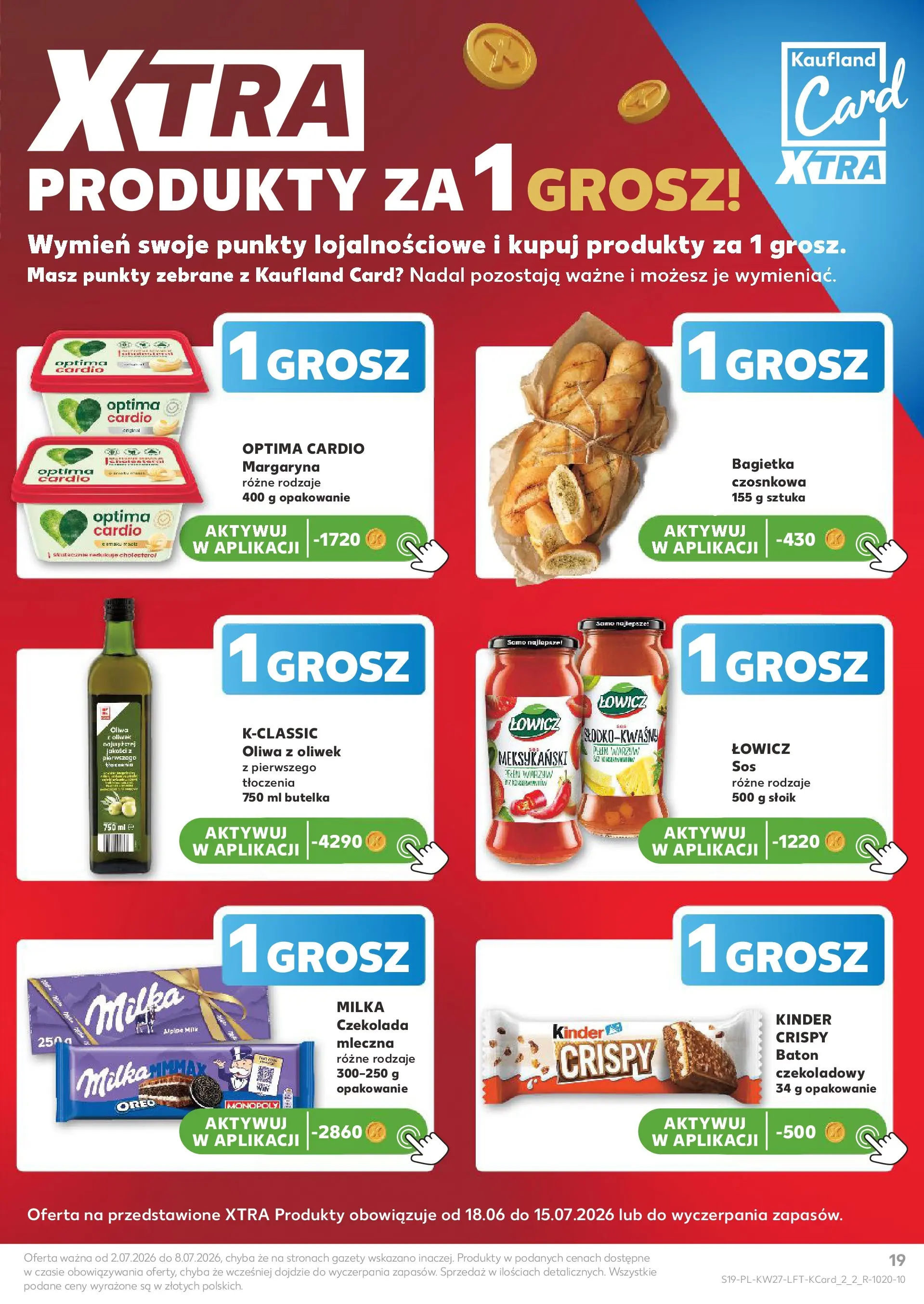 Kaufland gazetka (02.07.2026) - od jutra | Strona: 19 | Produkty: Oliwa z oliwek, Milka, Bagietka, Czekolada Kaufland gazetka od 02.07.2026 - od jutra PDF | Strona: 19 | Produkty: Oliwa z oliwek, Milka, Bagietka, Czekolada