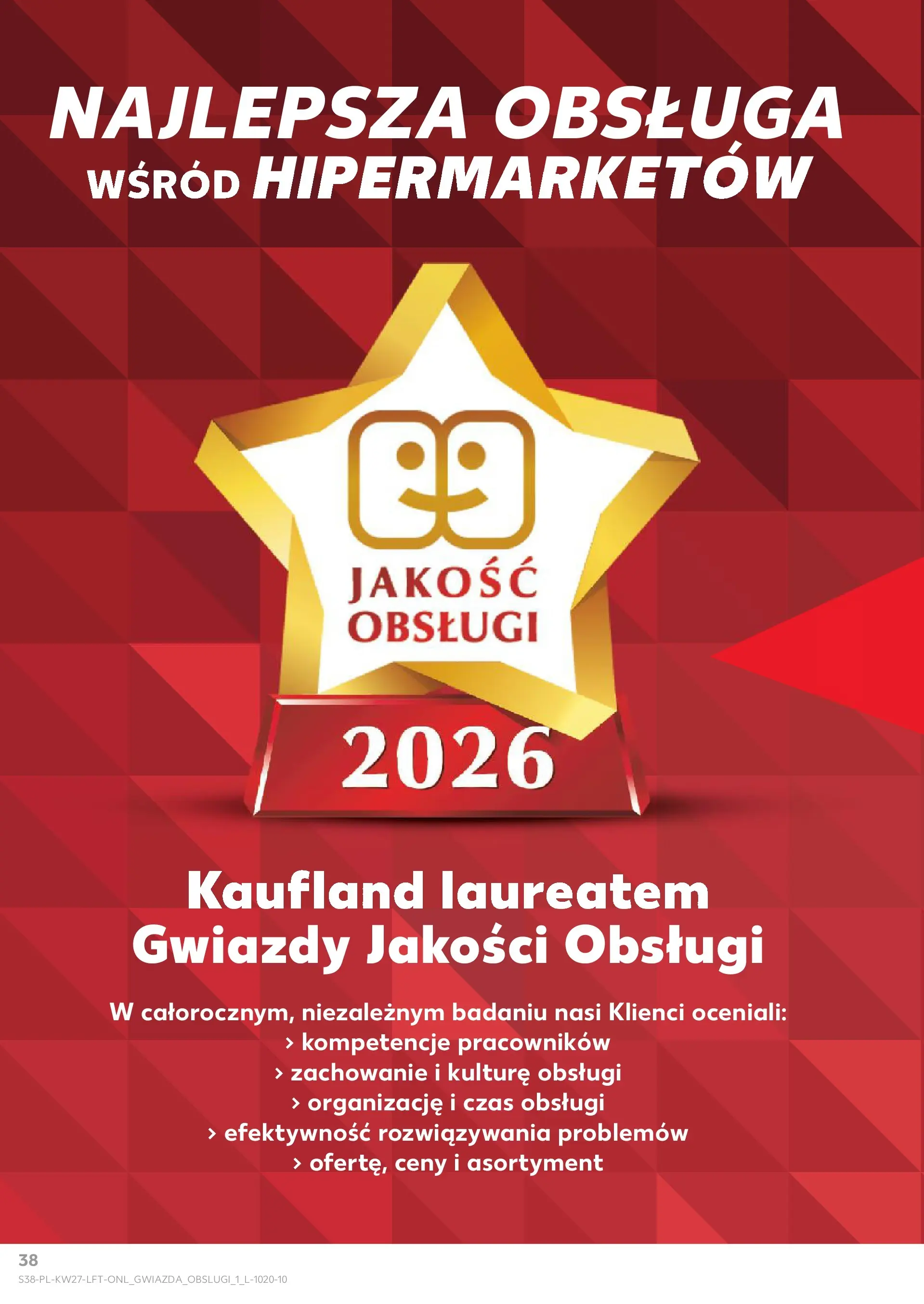 Kaufland gazetka (02.07.2026) - od jutra | Strona: 38 Kaufland gazetka od 02.07.2026 - od jutra PDF | Strona: 38