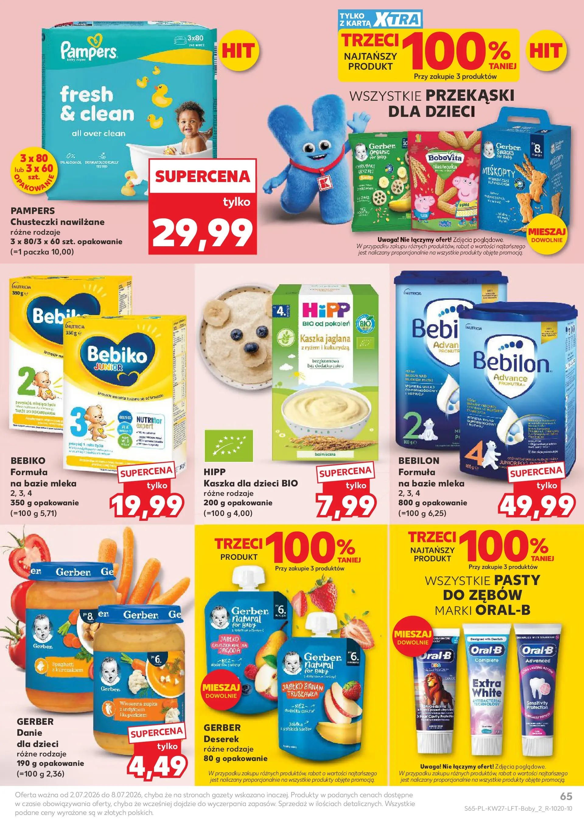 Kaufland gazetka (02.07.2026) - od jutra | Strona: 65 | Produkty: Karta, Mleka, Kukurydza, Banan Kaufland gazetka od 02.07.2026 - od jutra PDF | Strona: 65 | Produkty: Karta, Mleka, Kukurydza, Banan