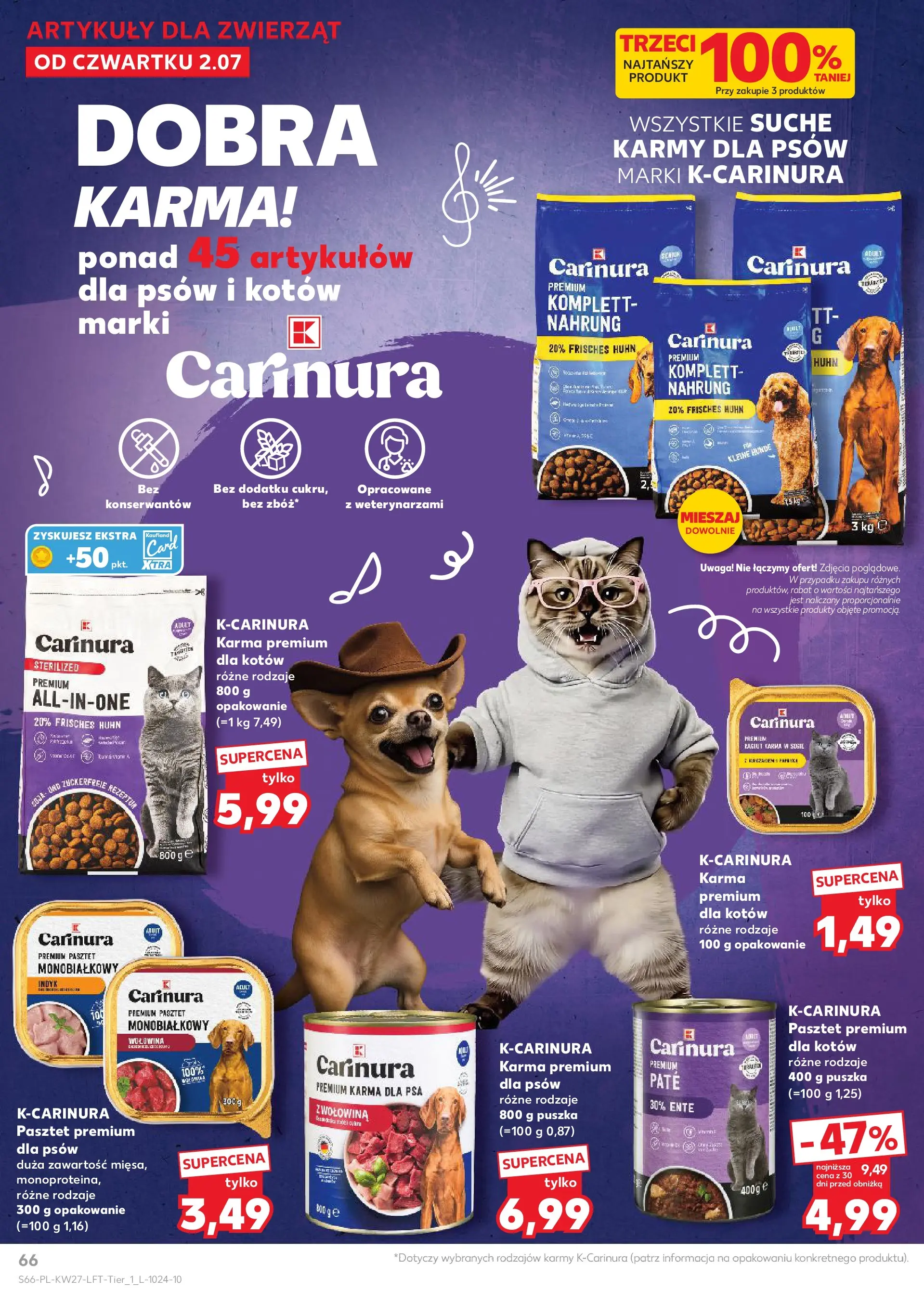 Kaufland gazetka (02.07.2026) - od jutra | Strona: 66 | Produkty: Karma dla psa, Wołowina Kaufland gazetka od 02.07.2026 - od jutra PDF | Strona: 66 | Produkty: Karma dla psa, Wołowina