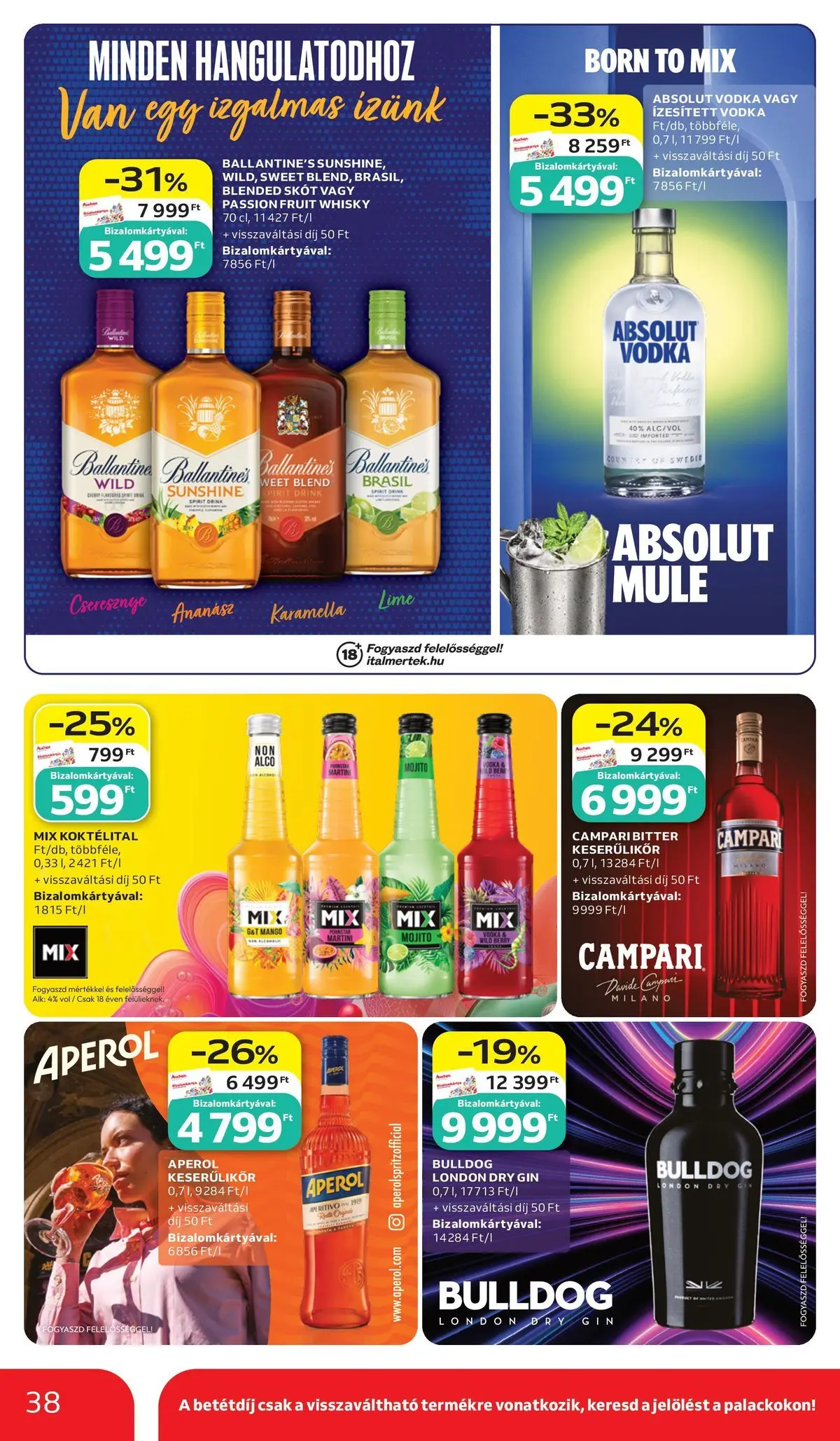 Auchan akciós újság Budapest - 2026.07.02. -tól/töl > akció, lapozható szórólap 🛍️ | Oldal: 38 | Termékek: Cseresznye, Ananász, Gin, Vodka