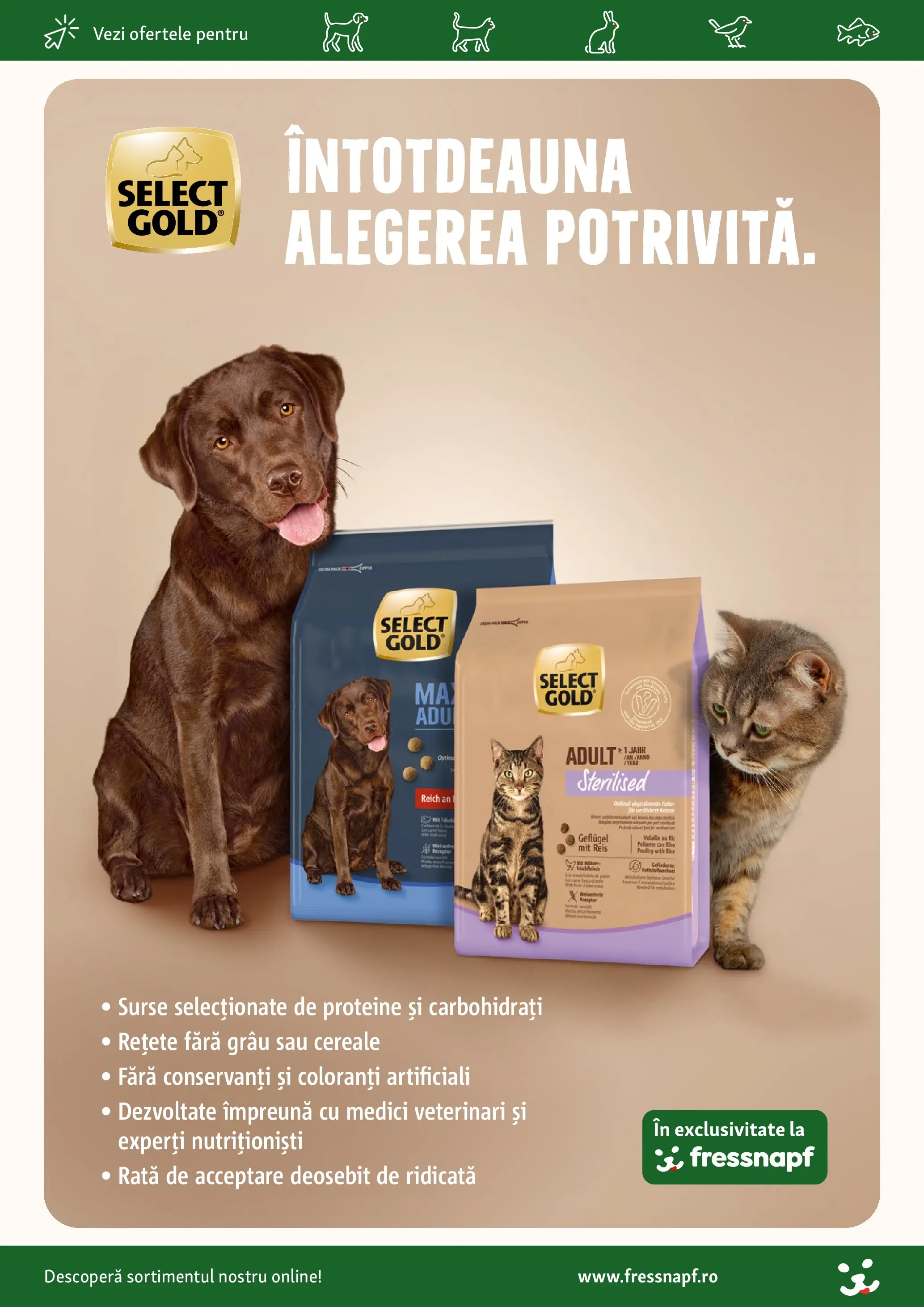 Fressnapf - Catalog Fressnapf până în data de 15.07.2026 - Oferta 01.07.2026 - 15.07.2026 | Pagină: 7 | Produse: Masaüstü kılıfı, Rață, Cereale