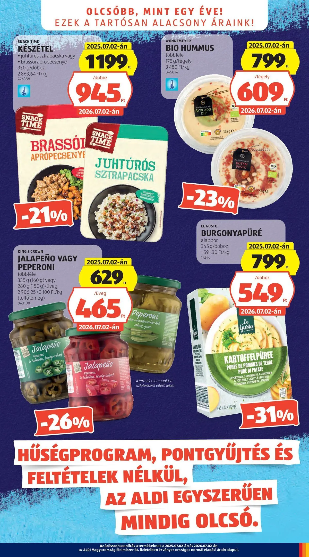 Aldi aktuális akciós újság - 2026.07.02.-tól⏳Szórólap | Oldal: 3 Aldi aktuális akciós újság - 2026.07.02. -tól/töl > akció, lapozható szórólap 🛍️ | Oldal: 3