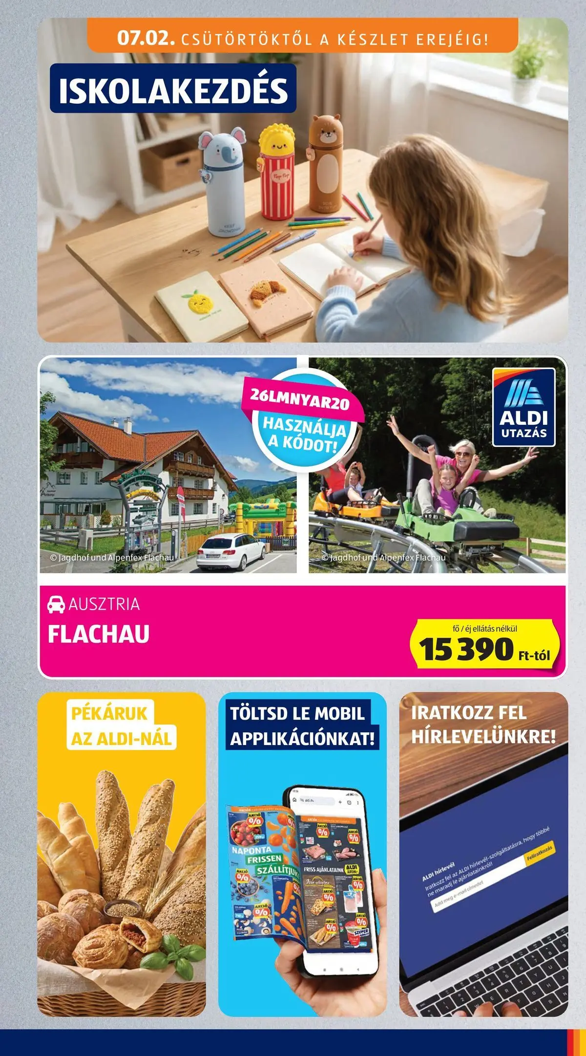 Aldi aktuális akciós újság - 2026.07.02.-tól⏳Szórólap | Oldal: 7 Aldi aktuális akciós újság - 2026.07.02. -tól/töl > akció, lapozható szórólap 🛍️ | Oldal: 7