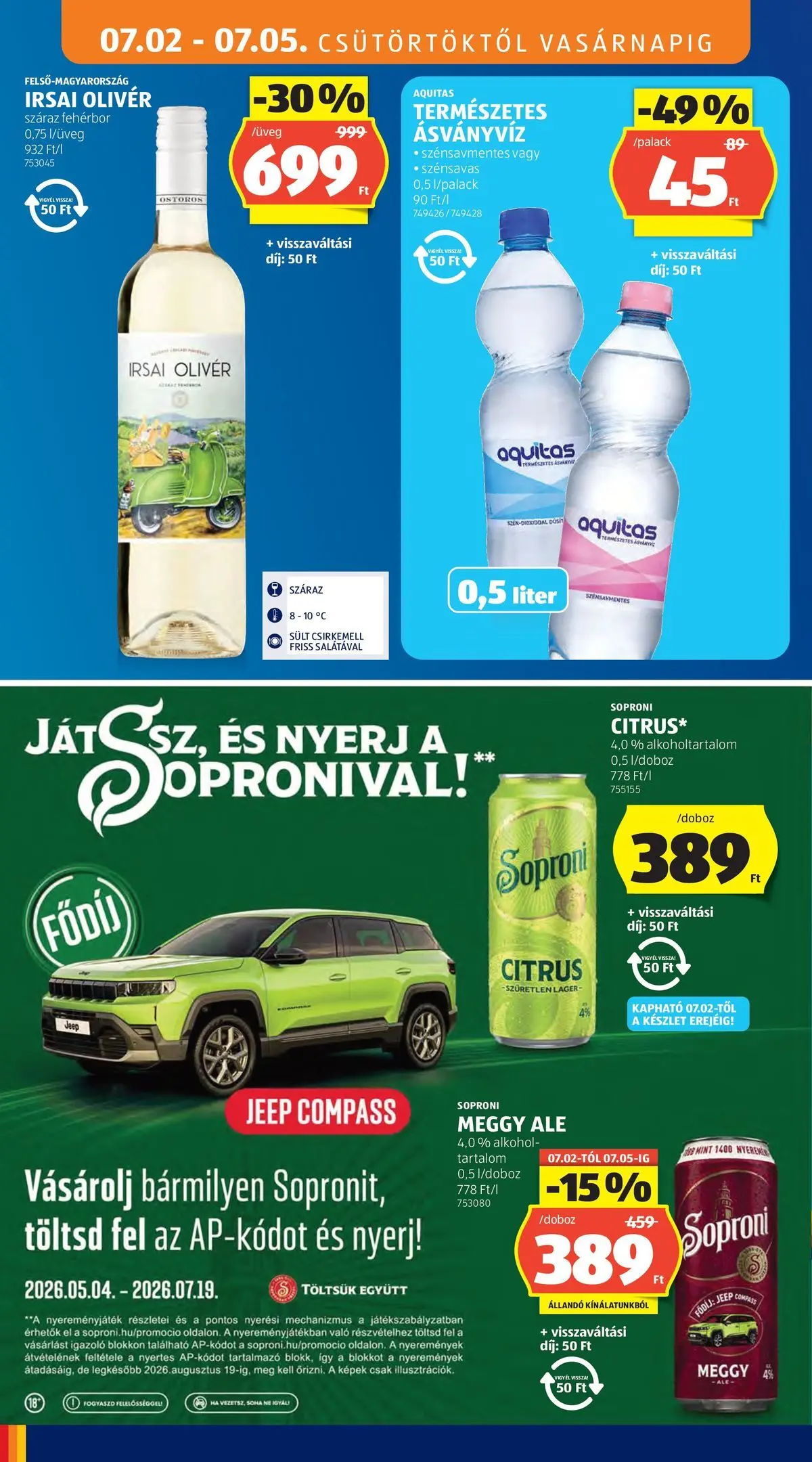 Aldi aktuális akciós újság - 2026.07.02.-tól⏳Szórólap | Oldal: 20 Aldi aktuális akciós újság - 2026.07.02. -tól/töl > akció, lapozható szórólap 🛍️ | Oldal: 20